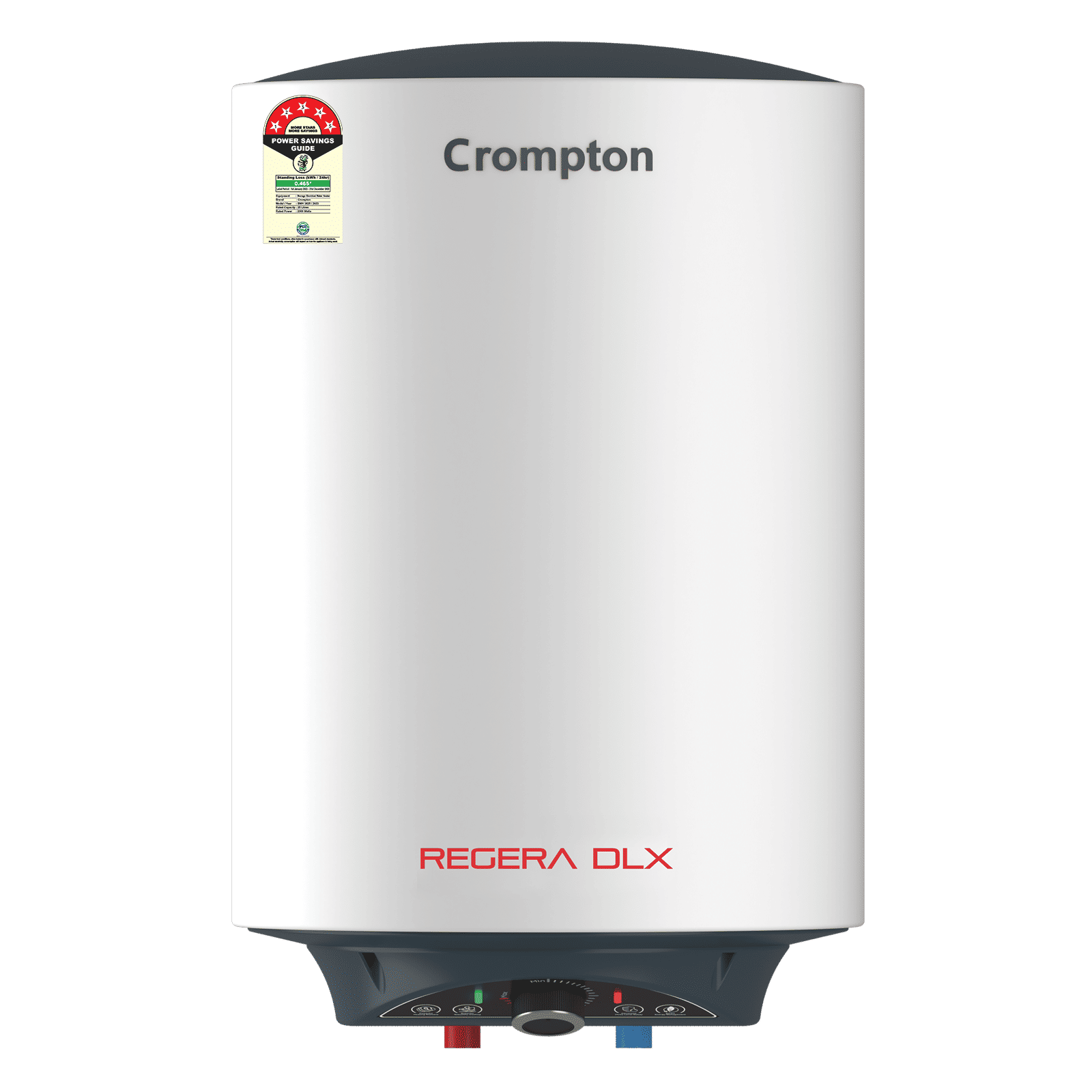Crompton Regera DLX 25 Litre 5 Star Vertical Storage Geyser with Anti Scale Technology (Blue & White)_1