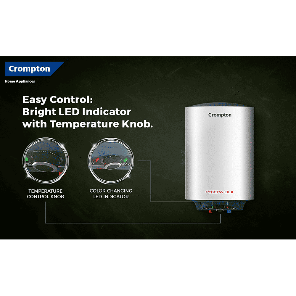 Crompton Regera DLX 25 Litre 5 Star Vertical Storage Geyser with Anti Scale Technology (Blue & White)_5