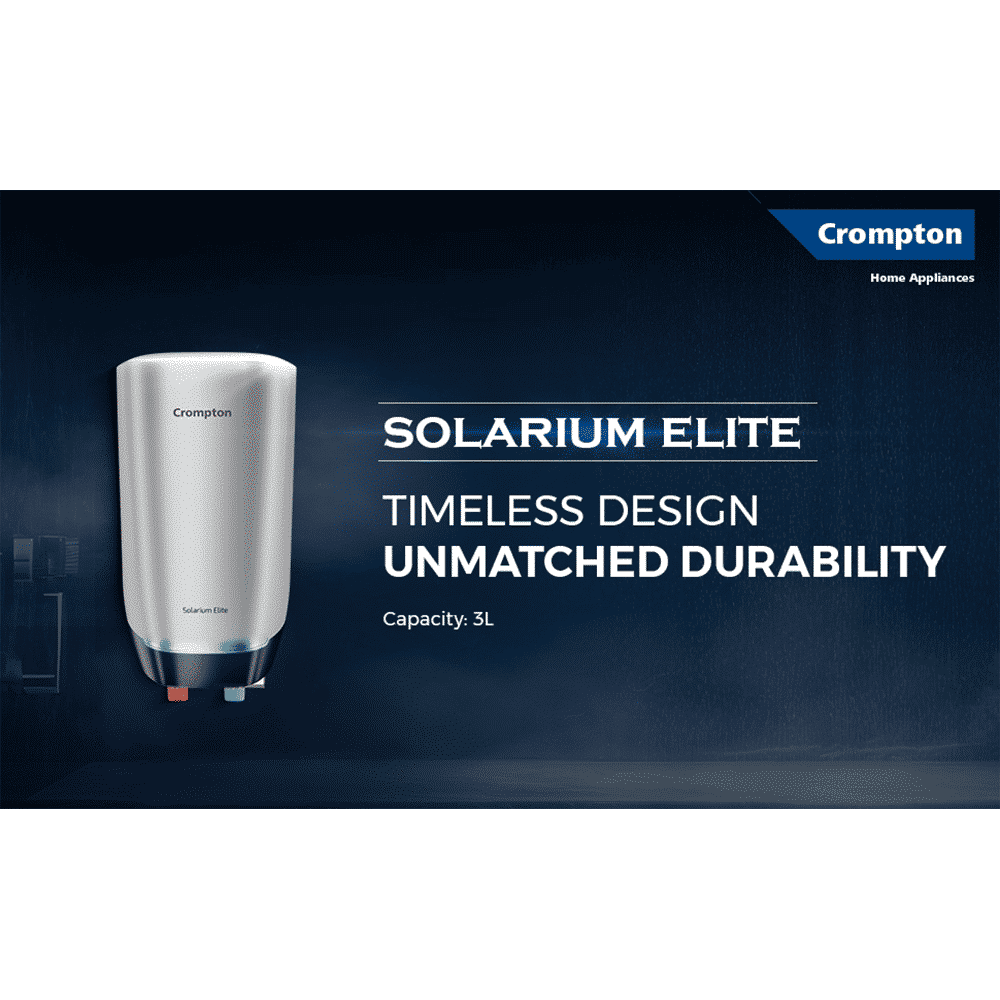 Crompton Solarium Elite 3 Litre Vertical Instant Geyser with Anti Scale Technology (Blue & White) Crompton Solarium Elite 3 Litre Vertical Instant Geyser with Anti Scale Technology (Blue & White)_5