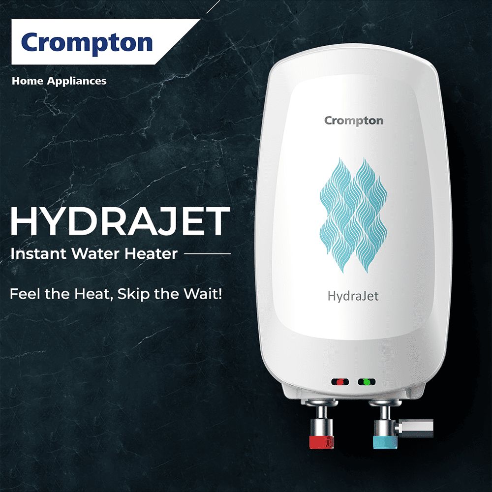 Crompton HydraJet 5 Litre Vertical Instant Geyser with Anti Scale Technology (White) Crompton HydraJet 5 Litre Vertical Instant Geyser with Anti Scale Technology (White)_4