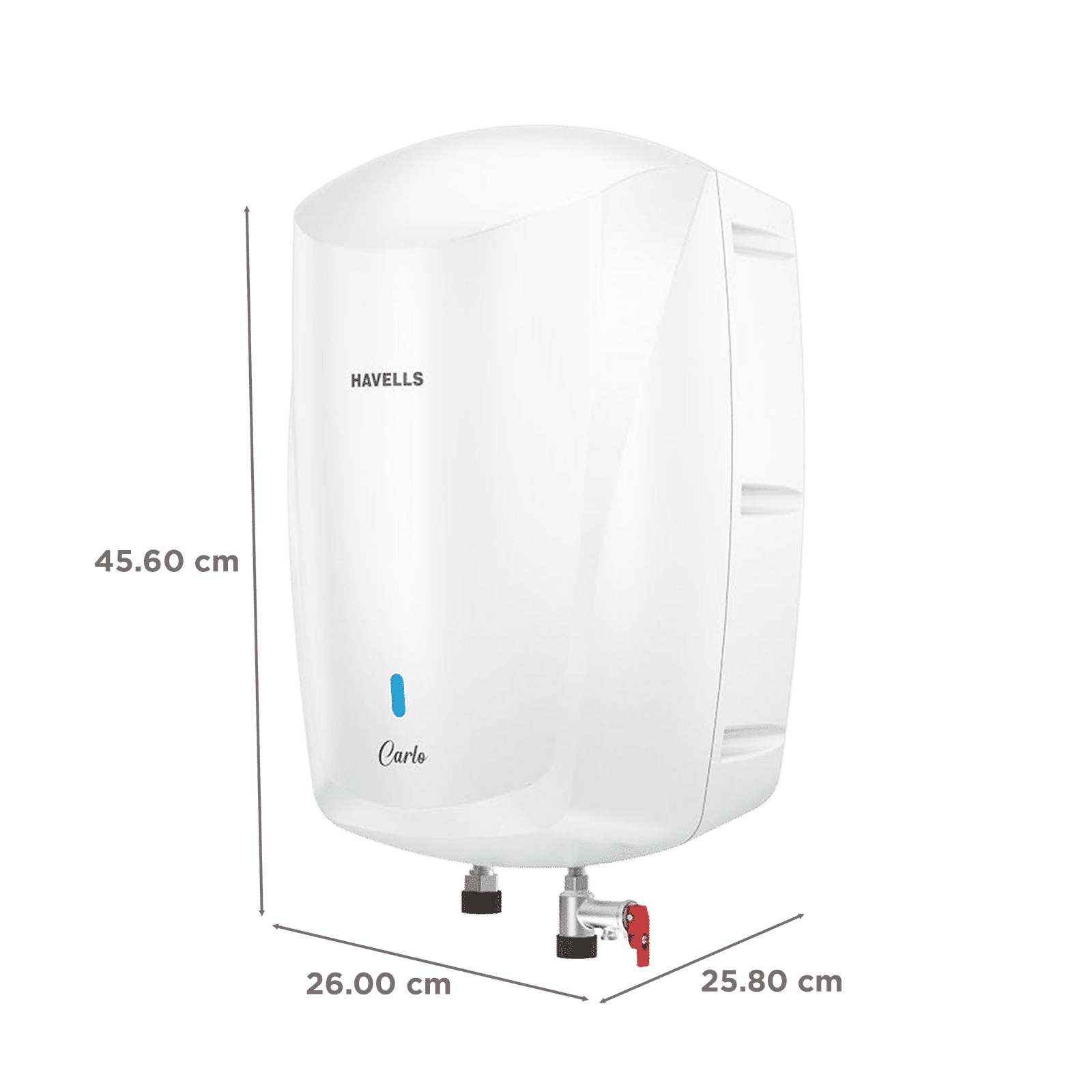 HAVELLS Carlo 5 Litre Vertical Instant Geyser with Heavy Duty Heating Element (White)_2