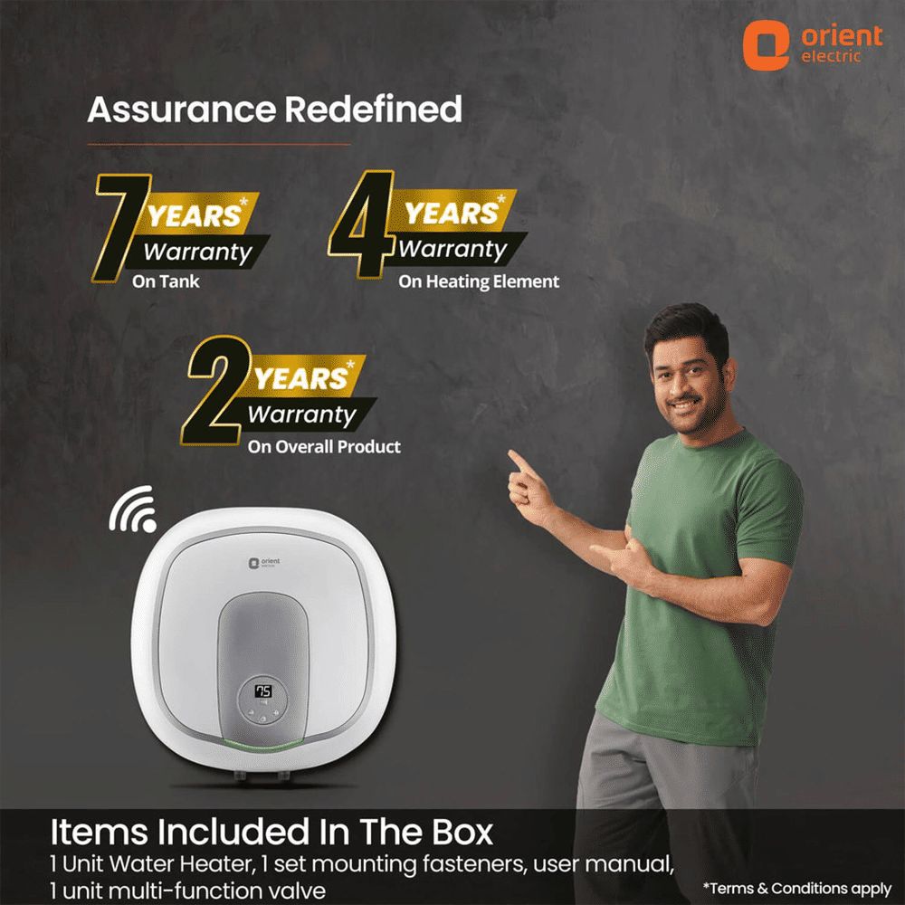 Orient Aquator IoT 25 Litres 5 Star Vertical Storage Geyser with Whirlflow Technology (White)_12