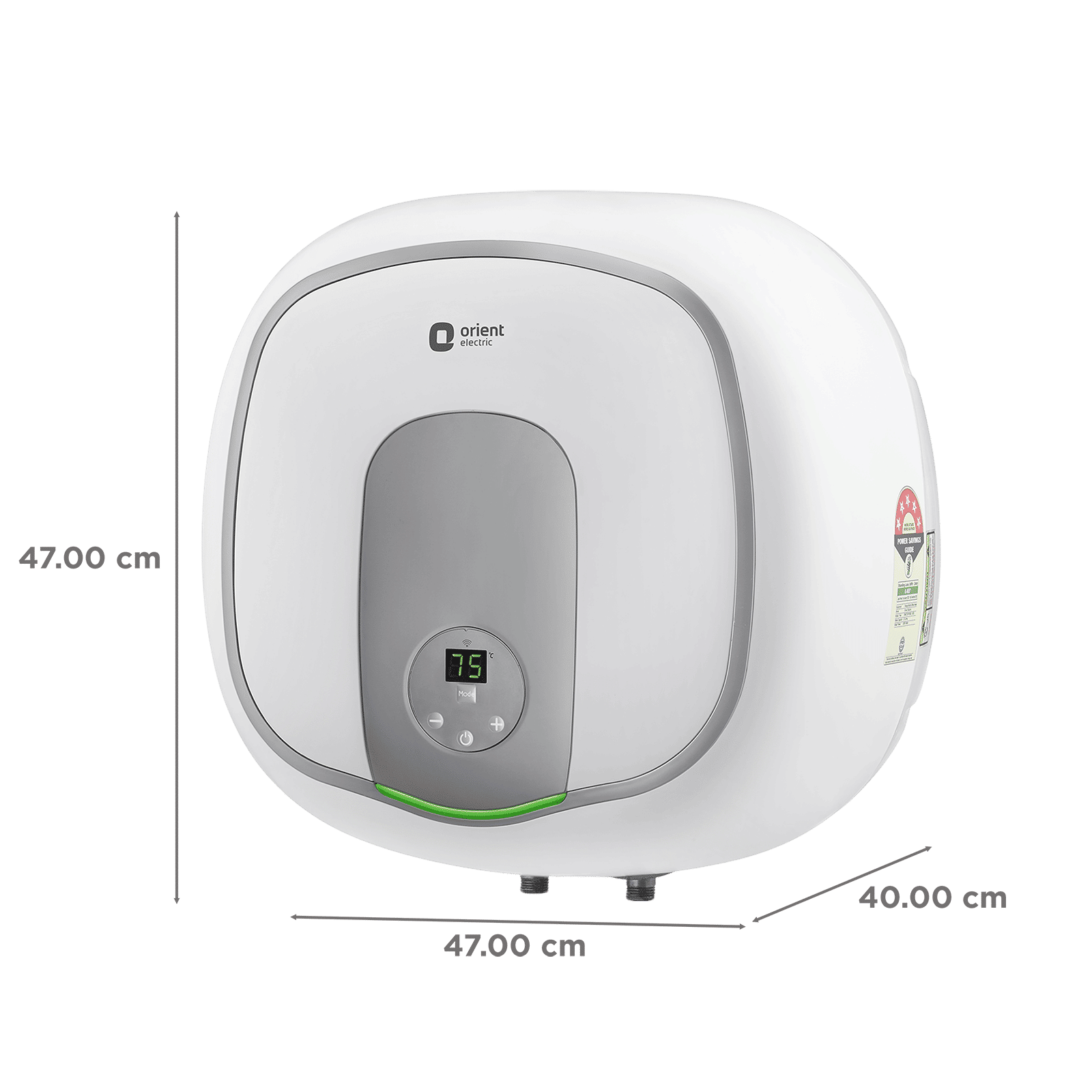 Orient Aquator IoT 25 Litres 5 Star Vertical Storage Geyser with Whirlflow Technology (White)_2