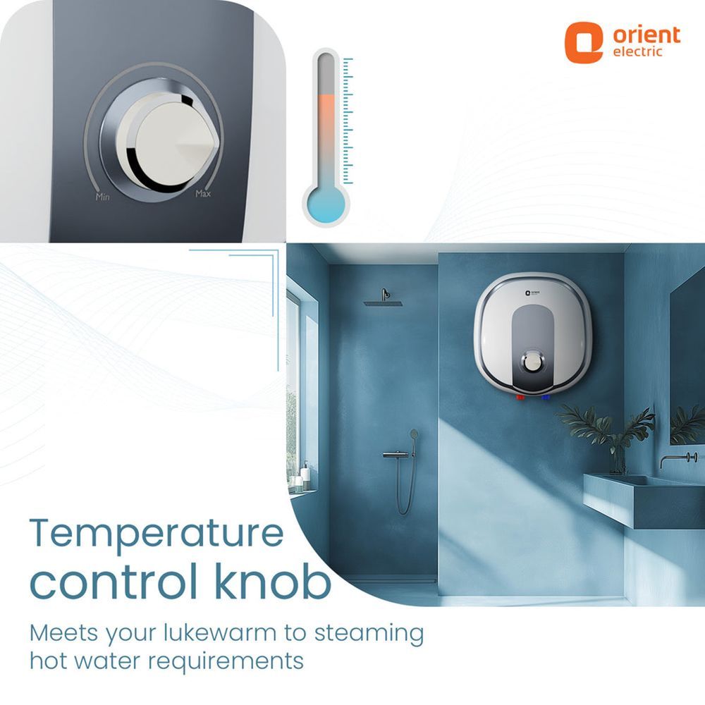 Orient Aquator 6 Litre 5 Star Vertical Storage Geyser with Whirlflow Technology (White)_11