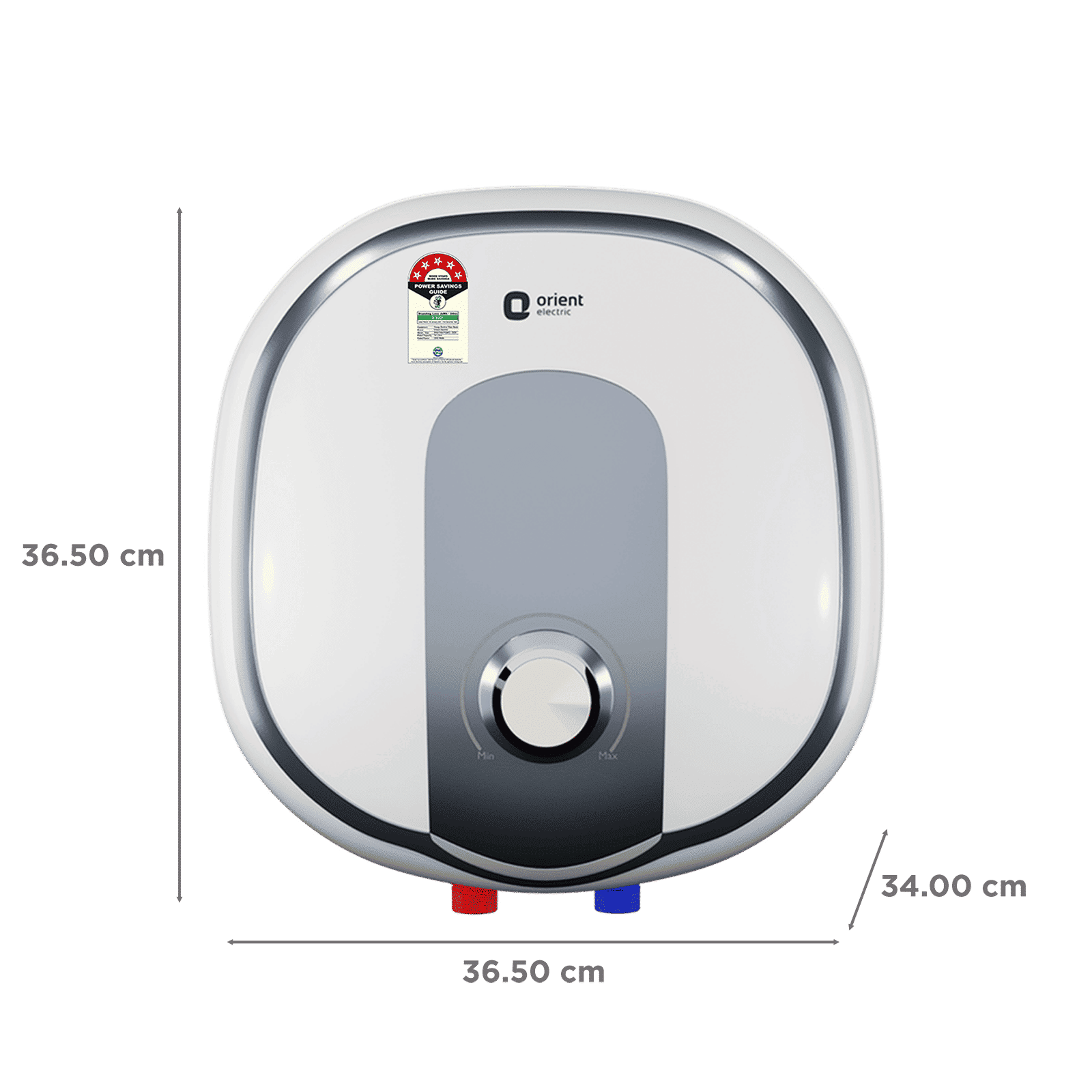 Orient Aquator 10 Litre 5 Star Vertical Storage Geyser with Whirlflow Technology (White)_2