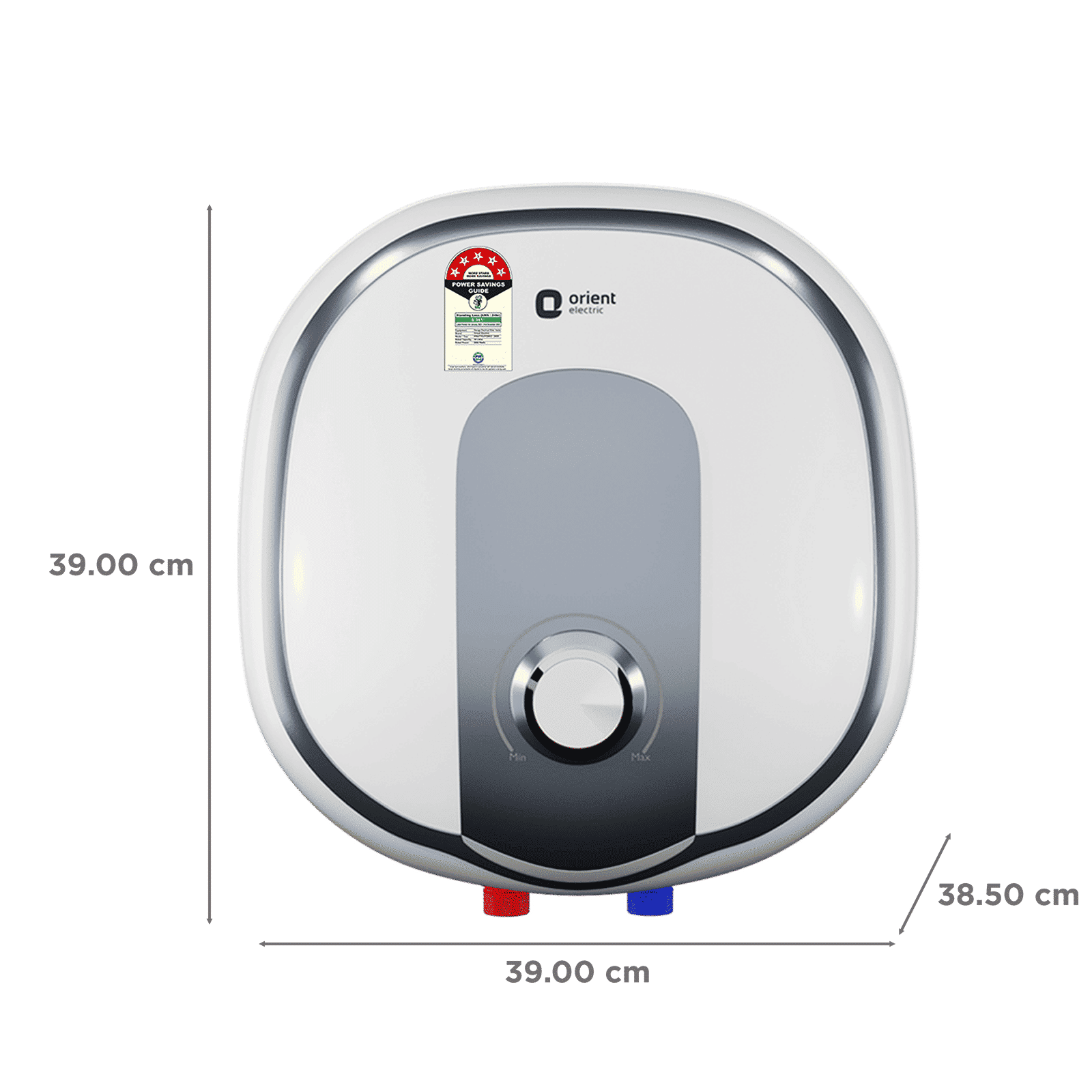 Orient Aquator 15 Litre 5 Star Vertical Storage Geyser with Whirlflow Technology (White)_2