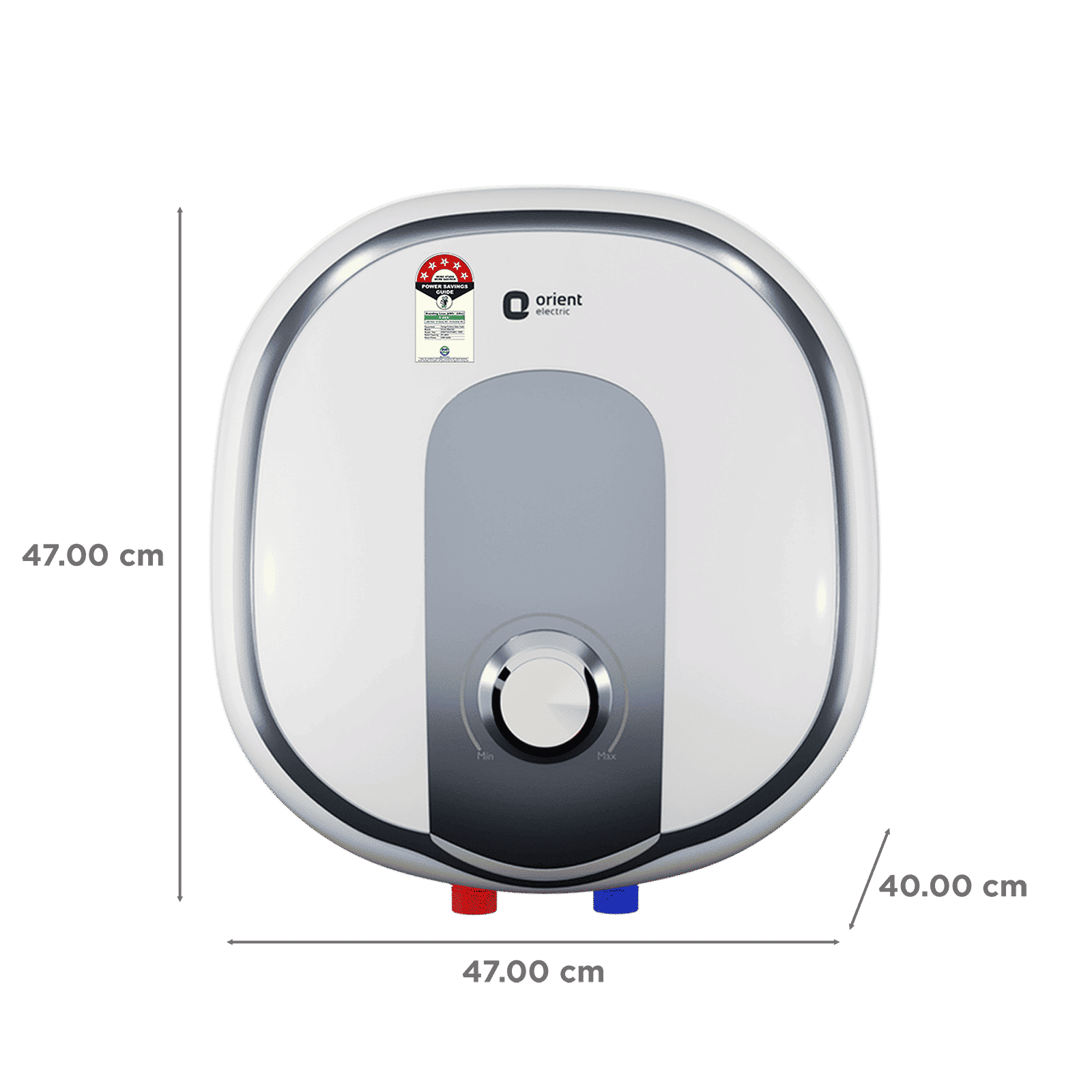 Orient Aquator 25 Litre 5 Star Vertical Storage Geyser with Whirlflow Technology (White)_2