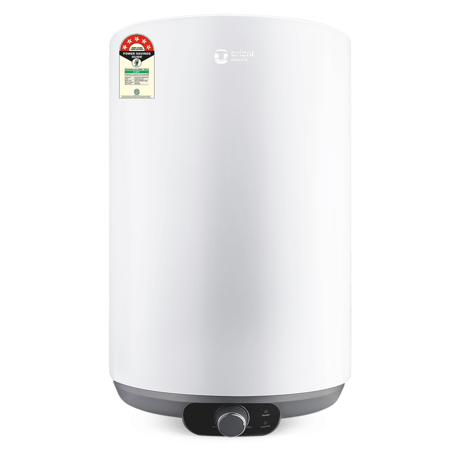 Orient Aquanova 15 Litre 5 Star Vertical Storage Geyser with Whirlflow Technology (White)_1