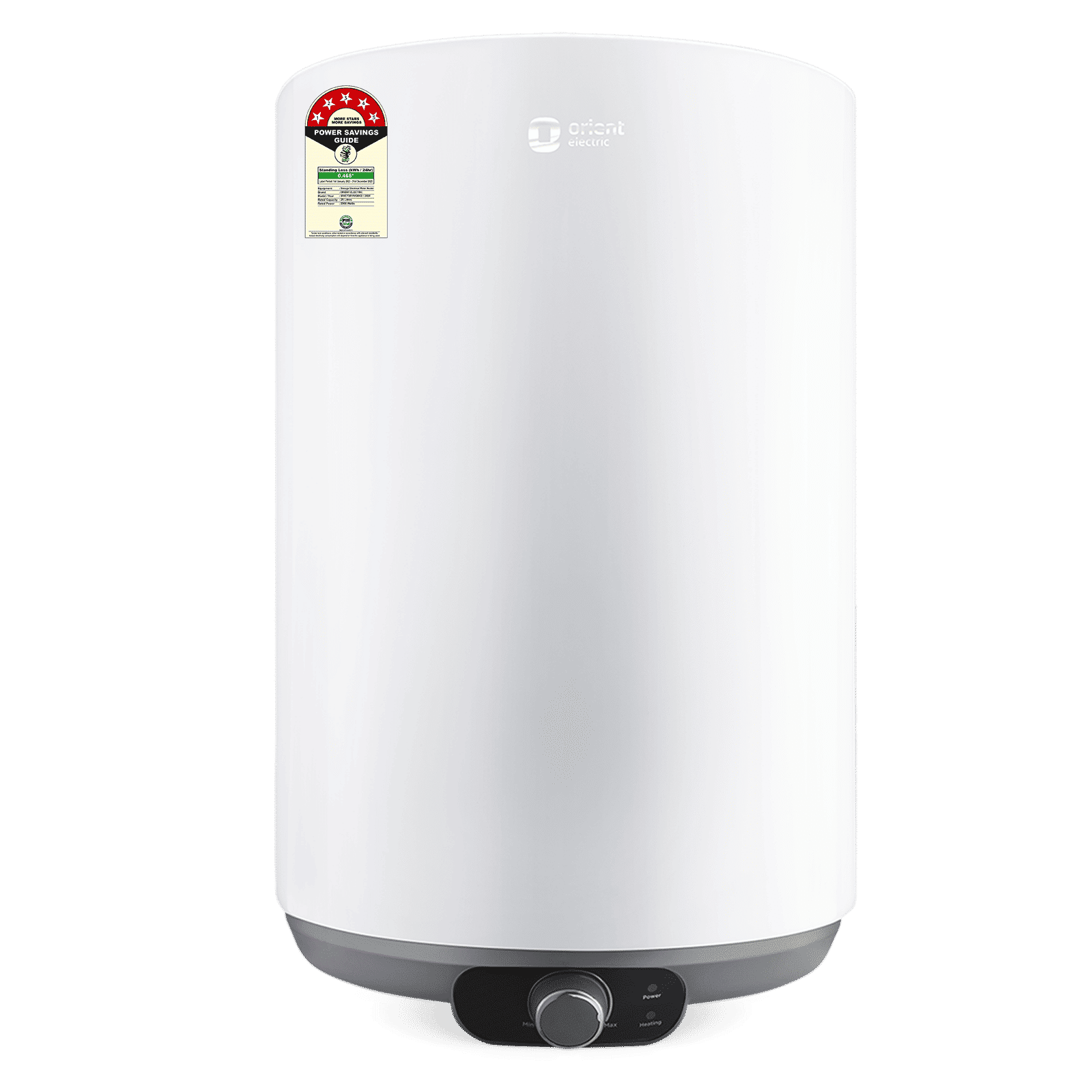 Orient Aquanova 25 Litre 5 Star Vertical Storage Geyser with Whirlflow Technology (White)_1