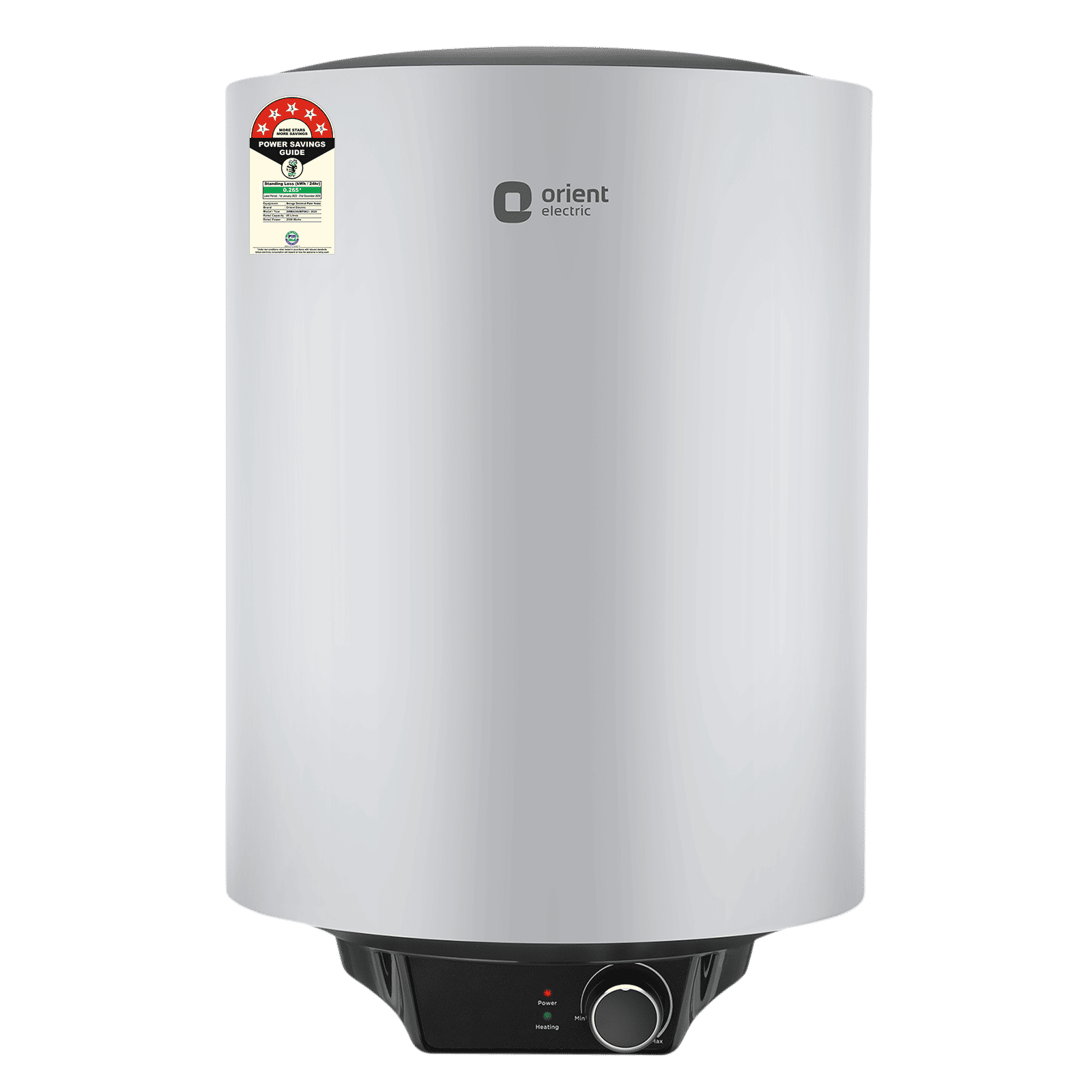 Orient Maverick 6 Litres 5 Star Vertical Storage Geyser with Longer Heat Retention (Grey)_1