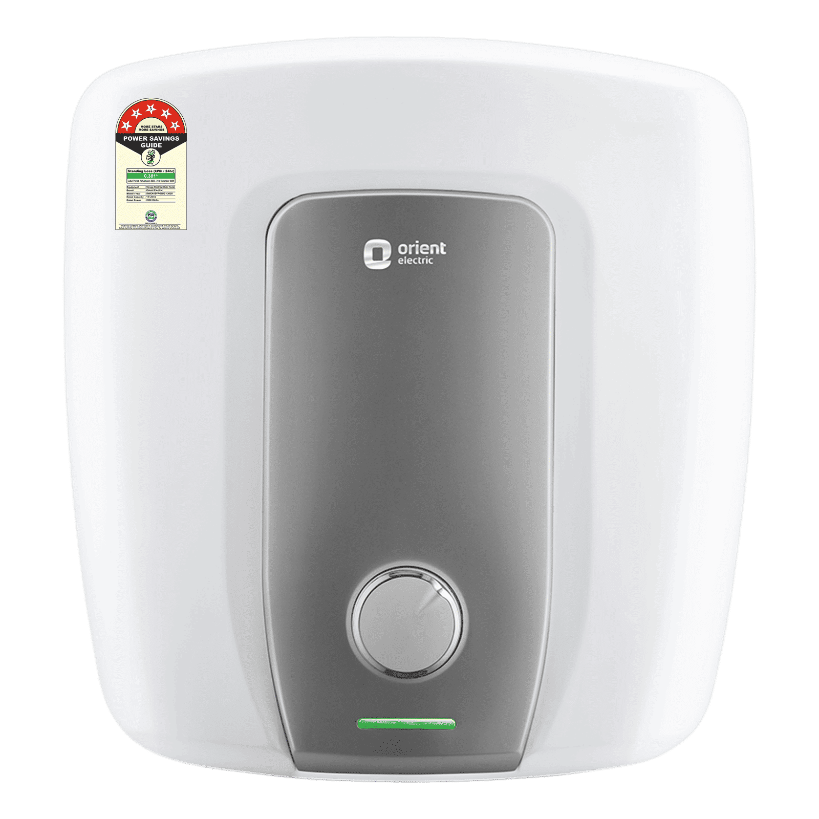 Orient Aquator Neo 15 Litre 5 Star Vertical Storage Geyser with Duron Heating Technology (White)_1