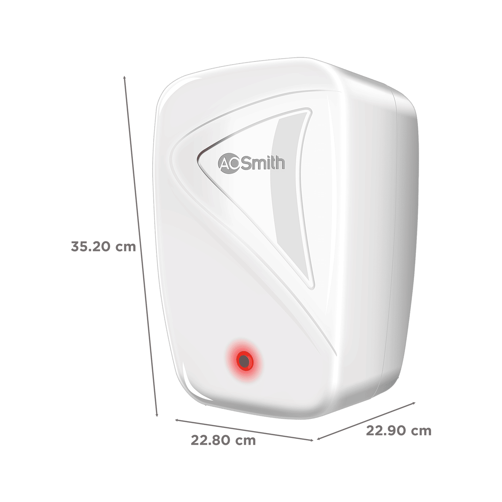 AO Smith InstaPod 5 Litre Instant Geyser with Rust Proof Body (White)_2