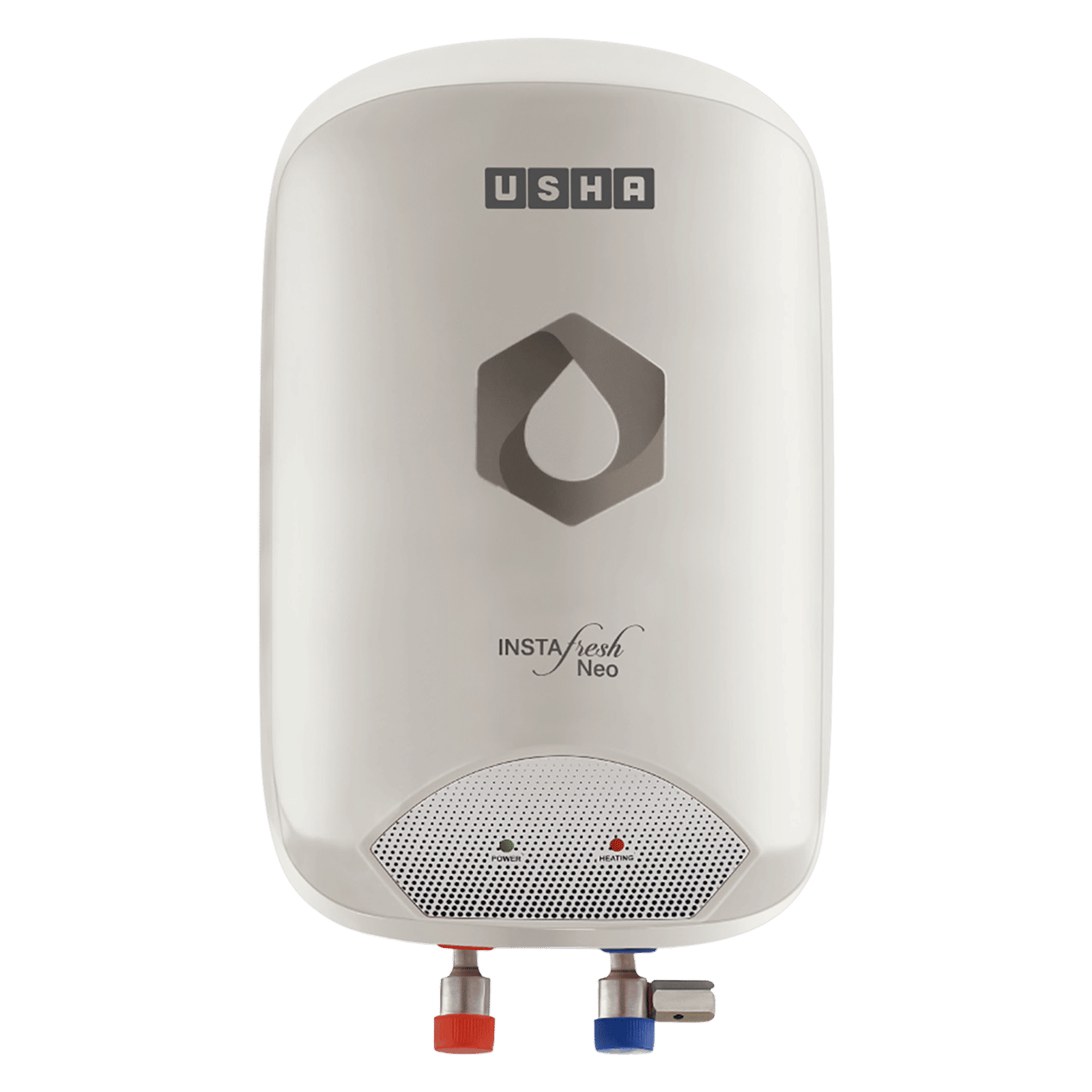 USHA Instafresh Neo 3 Litre Vertical Instant Geyser with Whirl Flow Technology (White) USHA Instafresh Neo 3 Litre Vertical Instant Geyser with Whirl Flow Technology (White)_1