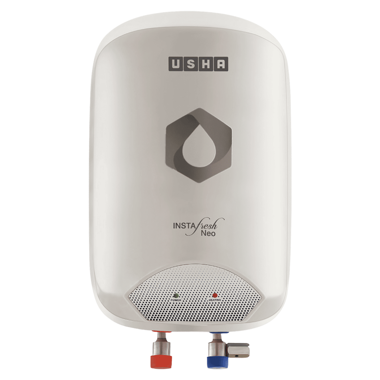 USHA Instafresh Neo 3 Litre Vertical Instant Geyser with Whirl Flow Technology (White)_1