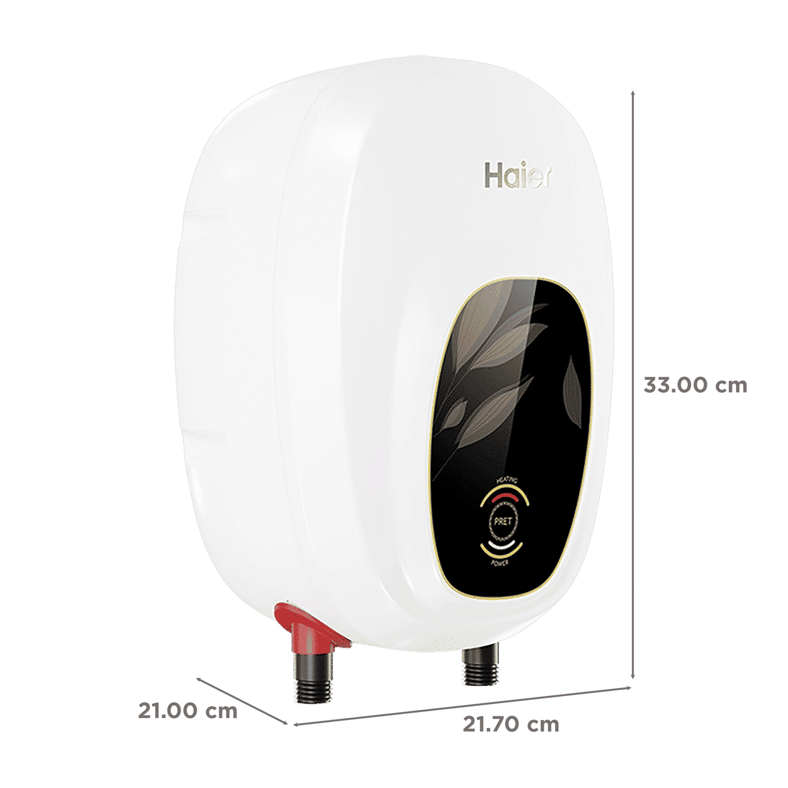 Haier EI3V-PRET 3 Litre Vertical Instant Geyser with TTS Technology (White)_2