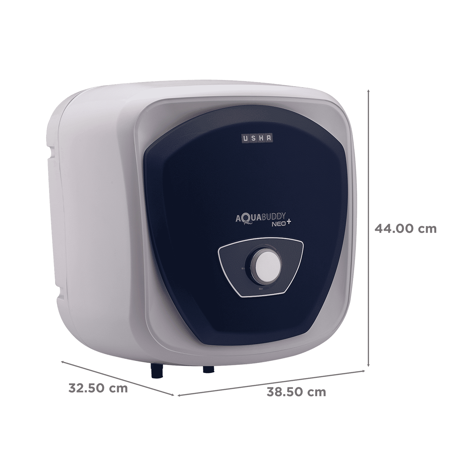 USHA Aqua Buddy Neo Plus 10 Litre 5 Star Vertical Storage Geyser with Whirl Flow Technology (Blue & White)_2