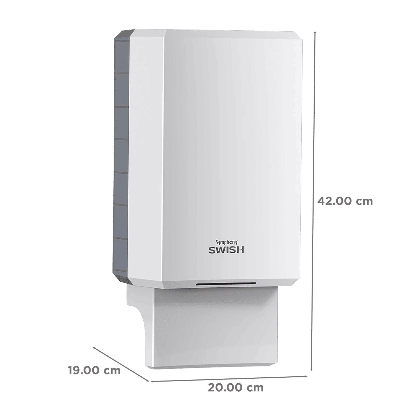 Symphony Swish 3 Litre Vertical Instant Geyser With Overheat Protection (White)_2
