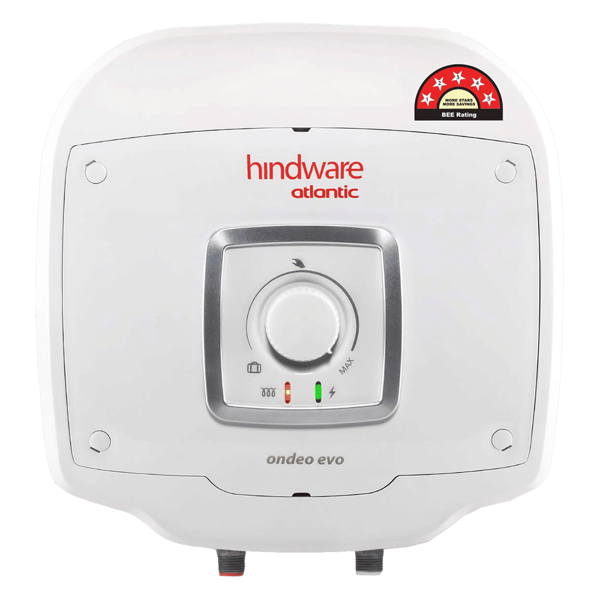 Hindware Atlantic Ondeo Evo 10 Litres 5 Star Rating Storage Water Heater (240 Watts, SWH 10A-2 M-2, White)_1