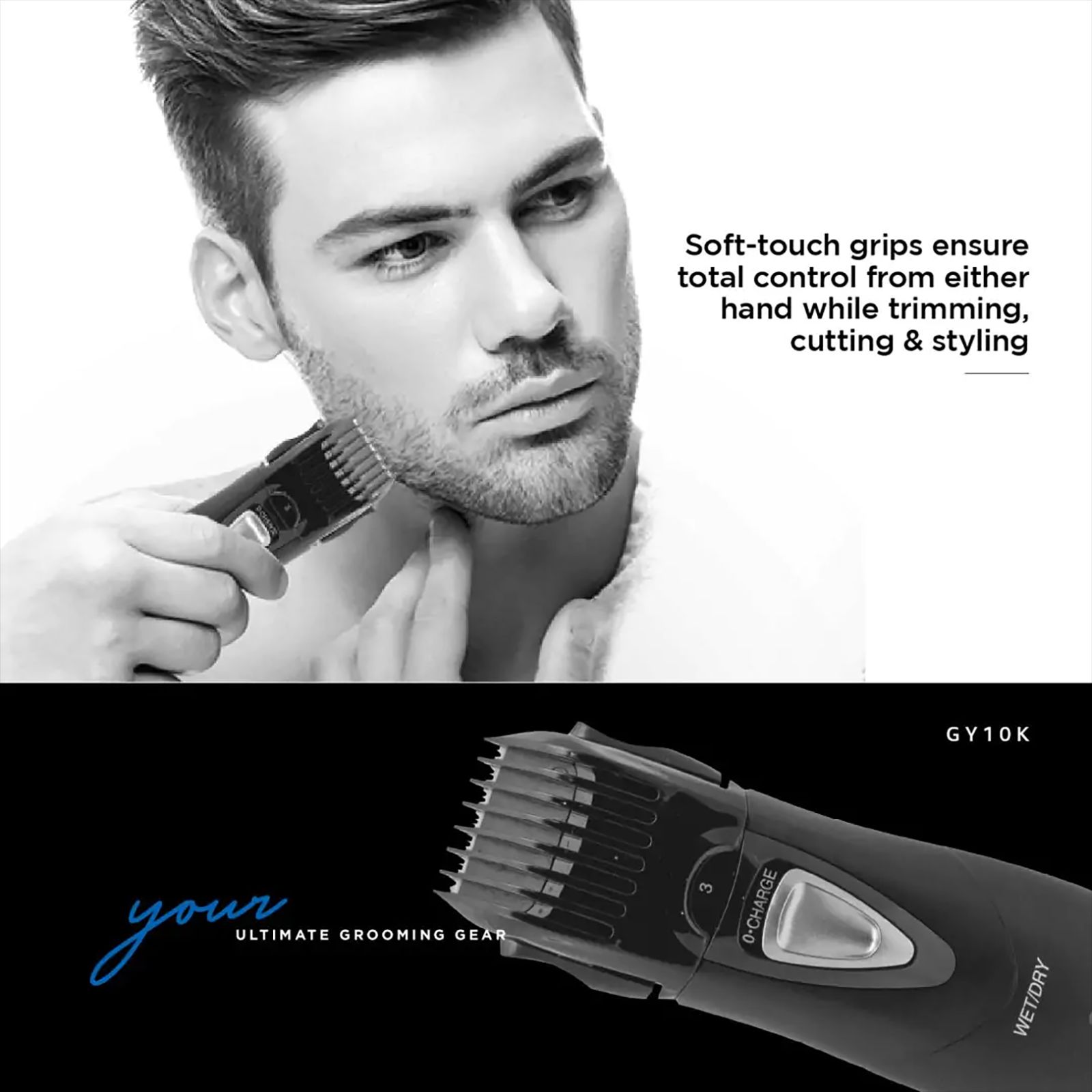 Panasonic ER-GY10 6-in-1 Rechargeable Cordless Grooming Kit for Hair, Beard, Body & Intimate Areas for Men (50mins Runtime, Japanese Blade Technology, Black) Panasonic ER-GY10 6-in-1 Rechargeable Cordless Grooming Kit for Hair, Beard, Body & Intimate Areas for Men (50mins Runtime, Japanese Blade Technology, Black)_9