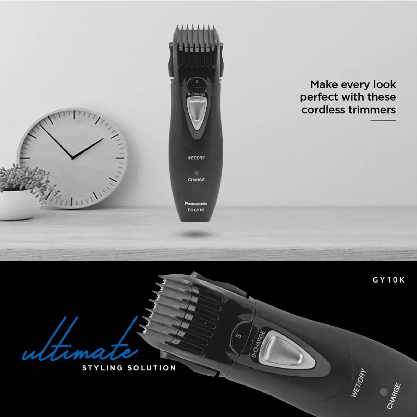 Panasonic ER-GY10 6-in-1 Rechargeable Cordless Grooming Kit for Hair, Beard, Body & Intimate Areas for Men (50mins Runtime, Japanese Blade Technology, Black) Panasonic ER-GY10 6-in-1 Rechargeable Cordless Grooming Kit for Hair, Beard, Body & Intimate Areas for Men (50mins Runtime, Japanese Blade Technology, Black)_7