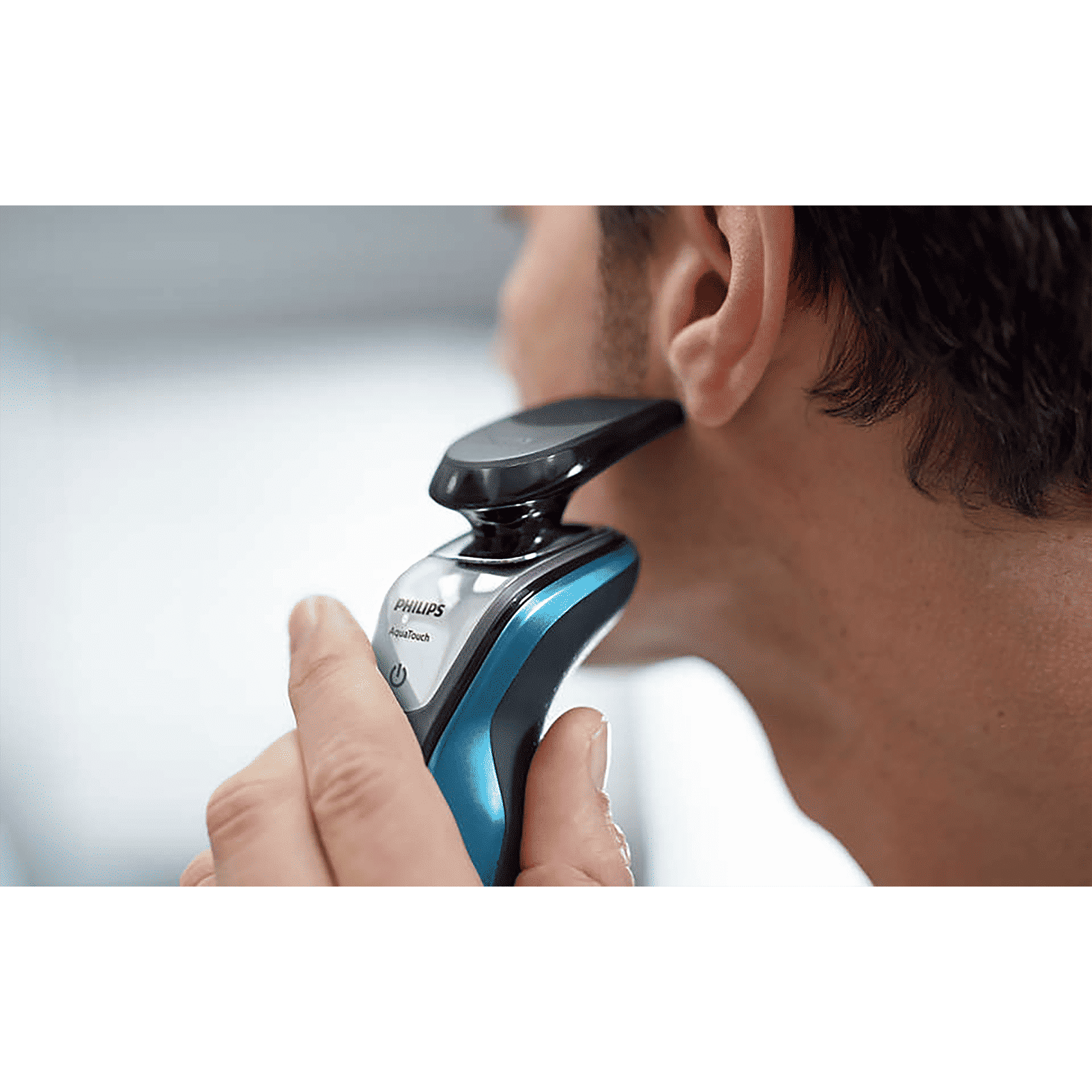 Philips AquaTouch Cordless Wet and Dry Shaver for Beard for Men (45Mins Runtime, Multiprecision Blade System, Neptune Blue and Charcoal Grey)_9