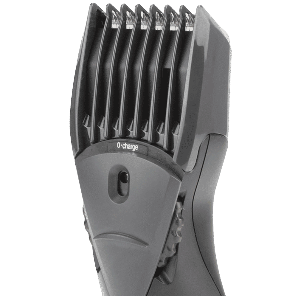 Panasonic ER207 Rechargeable Corded & Cordless Dry Trimmer for Hair, Beard & Moustache with 12 Length Settings for Men (40mins Runtime, Japanese Blade Technology, Black)_8