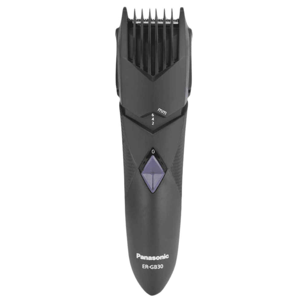 Panasonic ER-GB30 Cordless Dry Trimmer for Body Grooming, Beard & Moustache with 8 Length Settings for Men (30mins Runtime, Quick Adjust Dial, Black)_1
