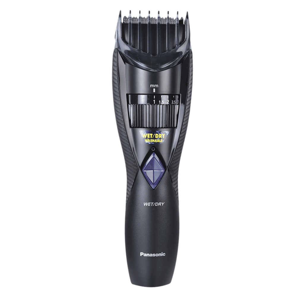 Panasonic ER-GB37 Rechargeable Corded & Cordless Wet & Dry Trimmer for Body Grooming, Beard & Moustache with 20 Length Settings for Men (50mins Runtime, Japanese Blade Technology, Black & Grey) Panasonic ER-GB37 Rechargeable Corded & Cordless Wet & Dry Trimmer for Body Grooming, Beard & Moustache with 20 Length Settings for Men (50mins Runtime, Japanese Blade Technology, Black & Grey)_3