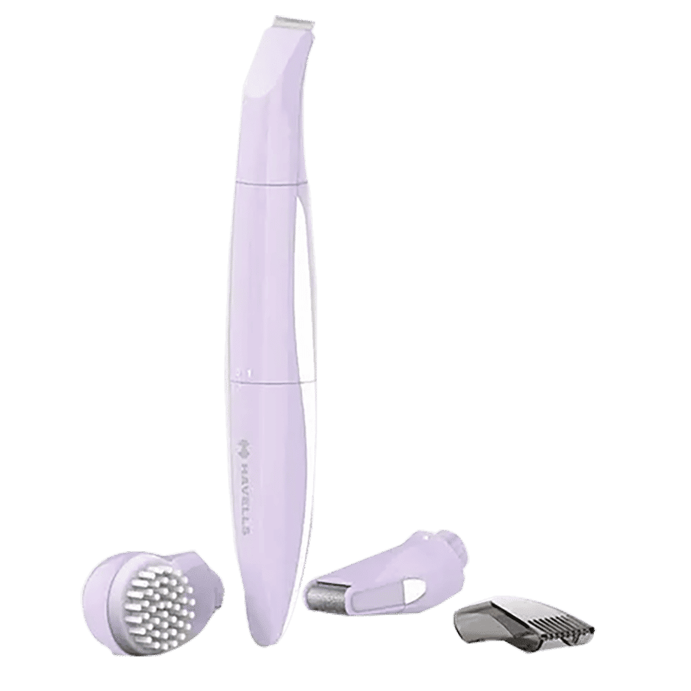 HAVELLS FD5001 Cordless Wet and Dry Trimmer for Women (Rubberised Grip, Purple)_6