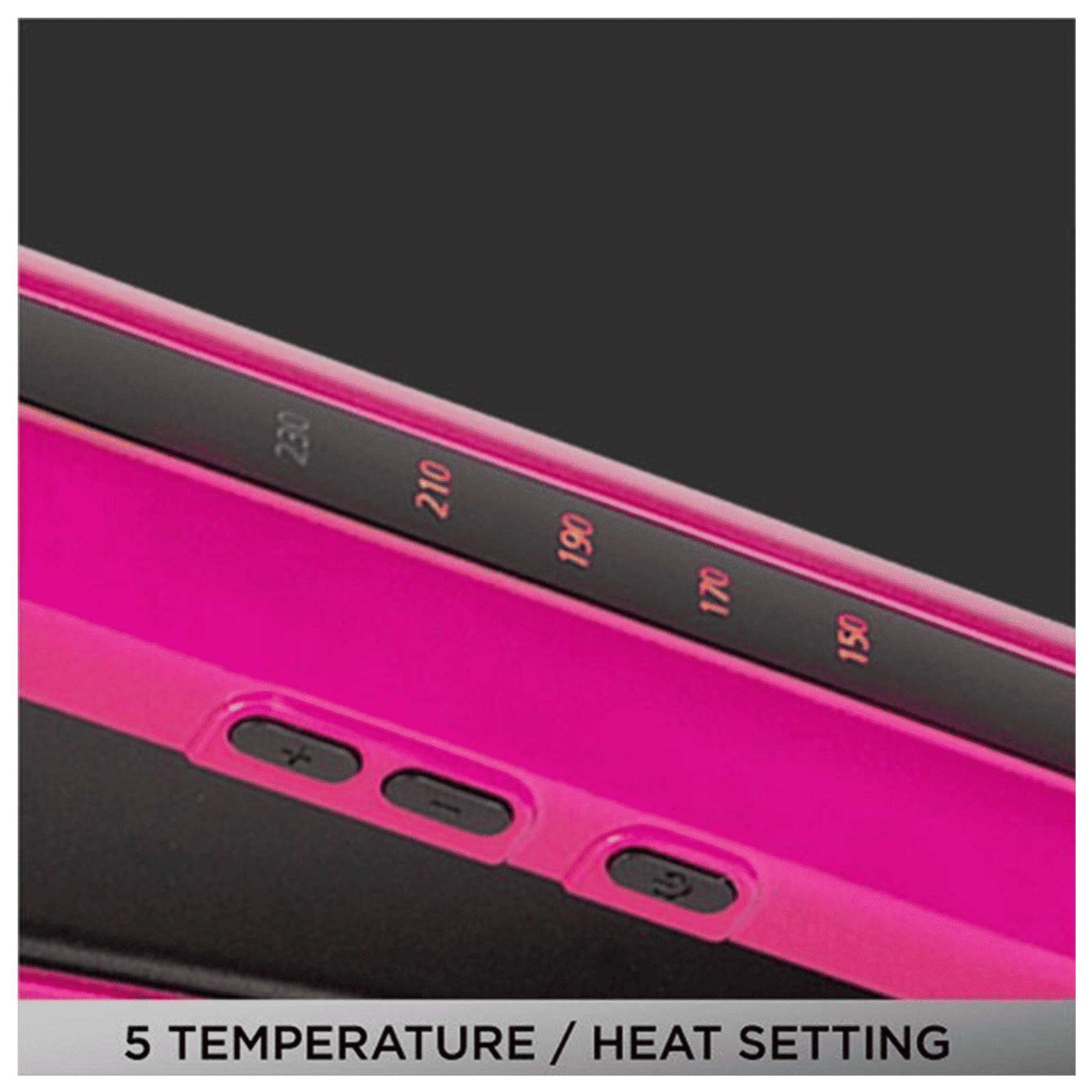 VEGA Trendy Hair Straightener with LED Indicator (Ceramic Plates, Magenta)_10