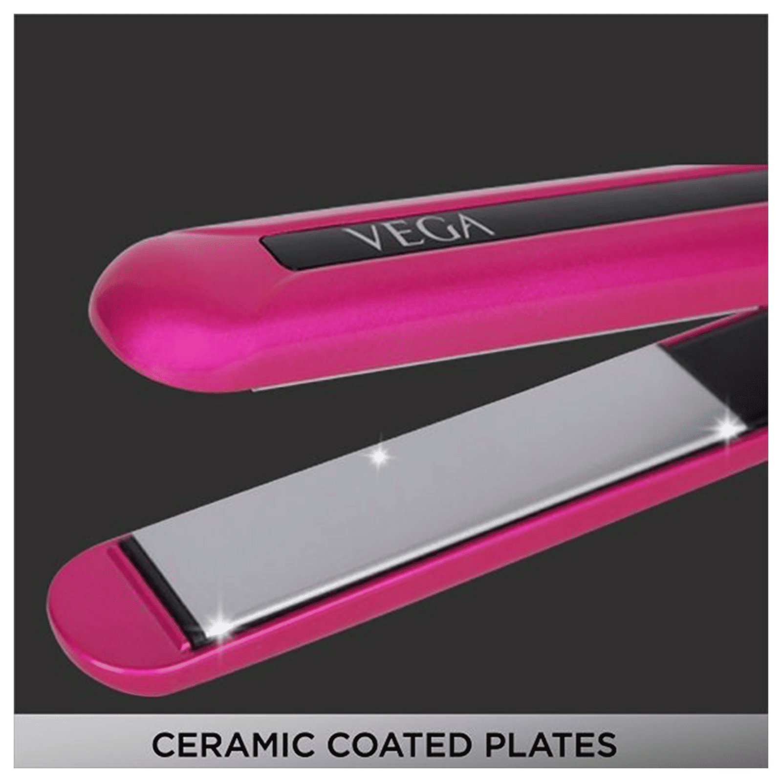 VEGA Trendy Hair Straightener with LED Indicator (Ceramic Plates, Magenta)_11
