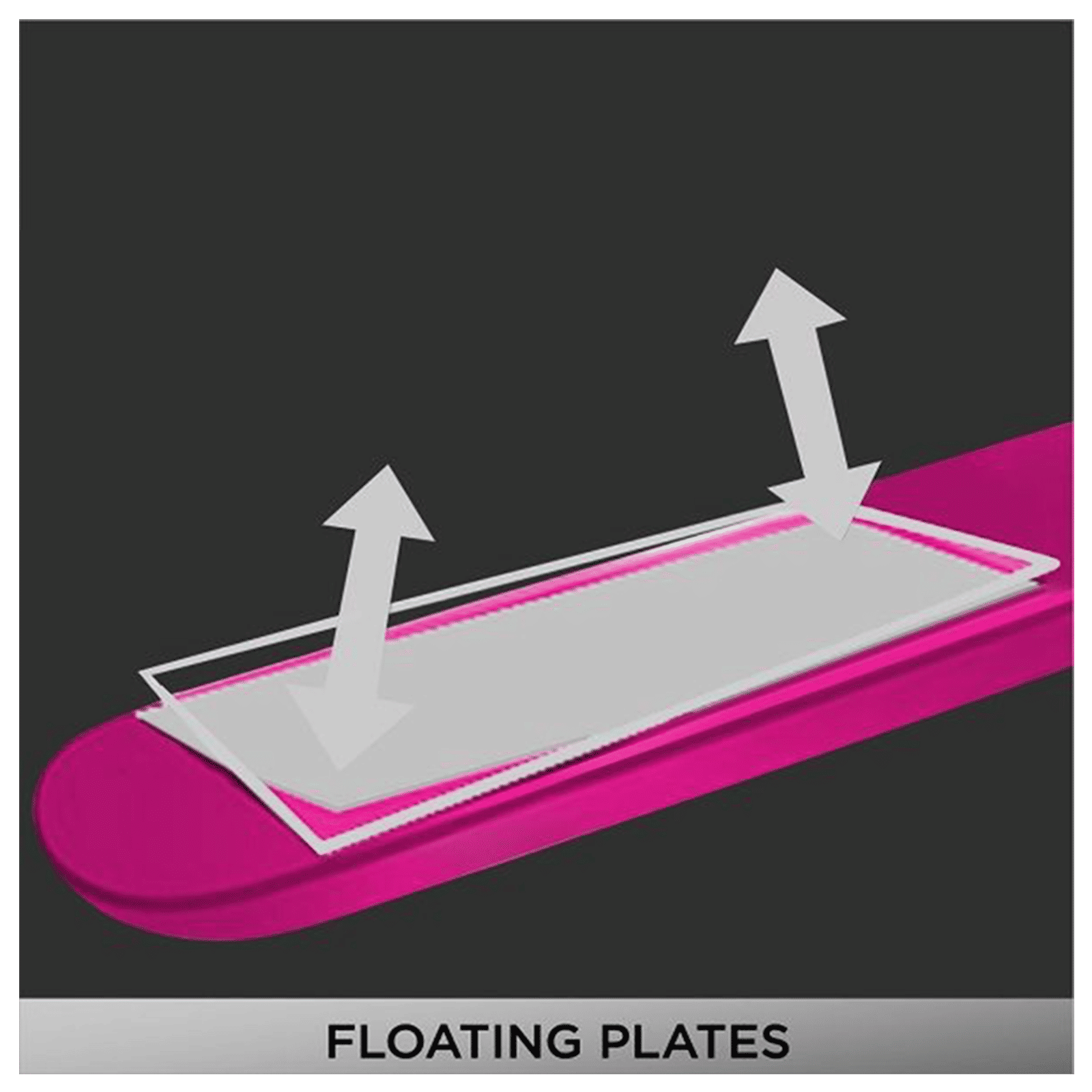 VEGA Trendy Hair Straightener with LED Indicator (Ceramic Plates, Magenta)_13