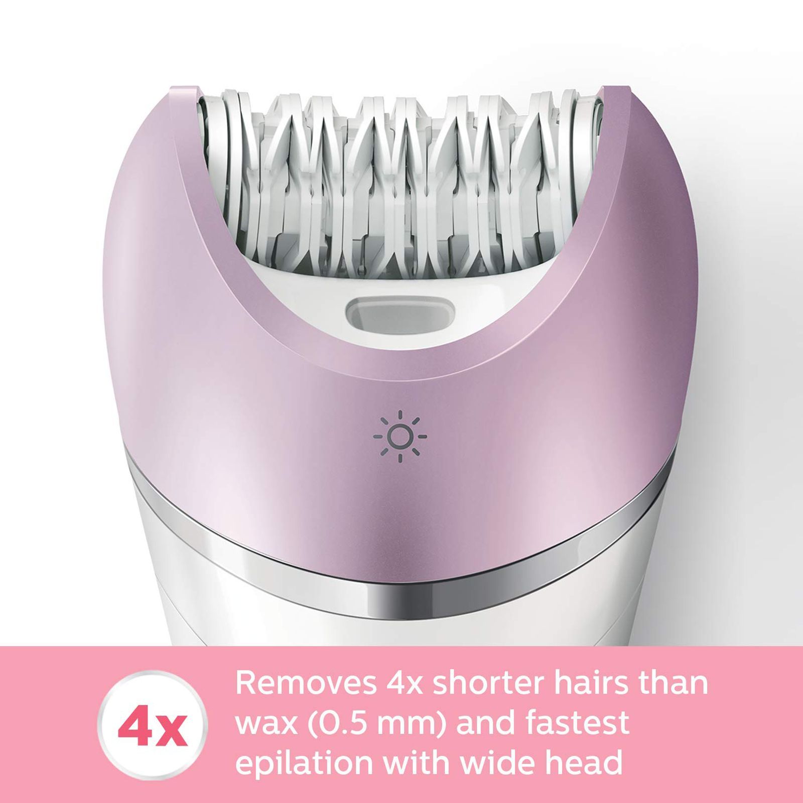 PHILIPS Satinelle Advanced Wet and Dry Epilator for Face and Body with 5 Interchangeable Heads (Washable Heads, White)_13