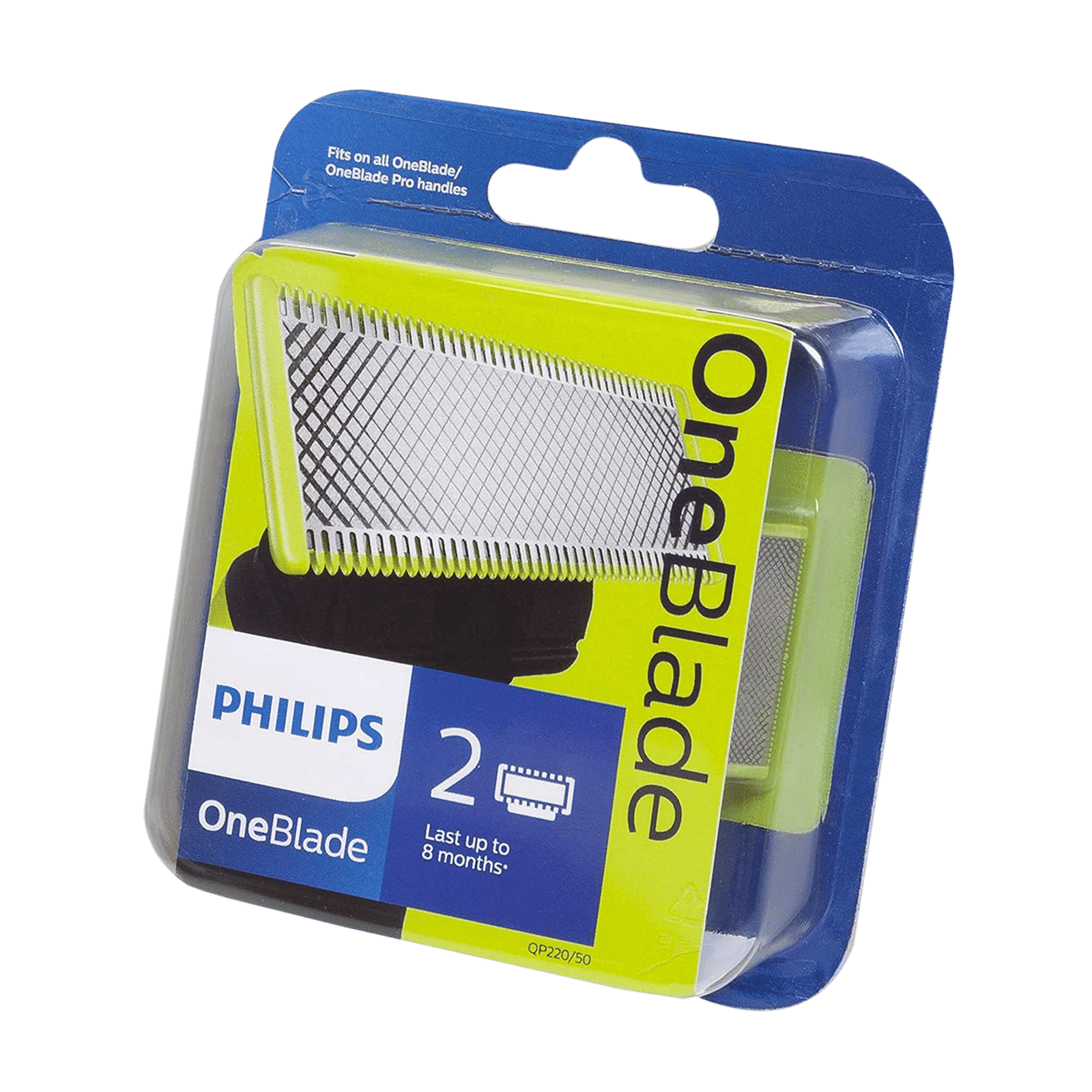 PHILIPS OneBlade Replaceable Blades for PHILIPS OneBlade (Pack of 2, IPX7 Waterproof, Lime)_16
