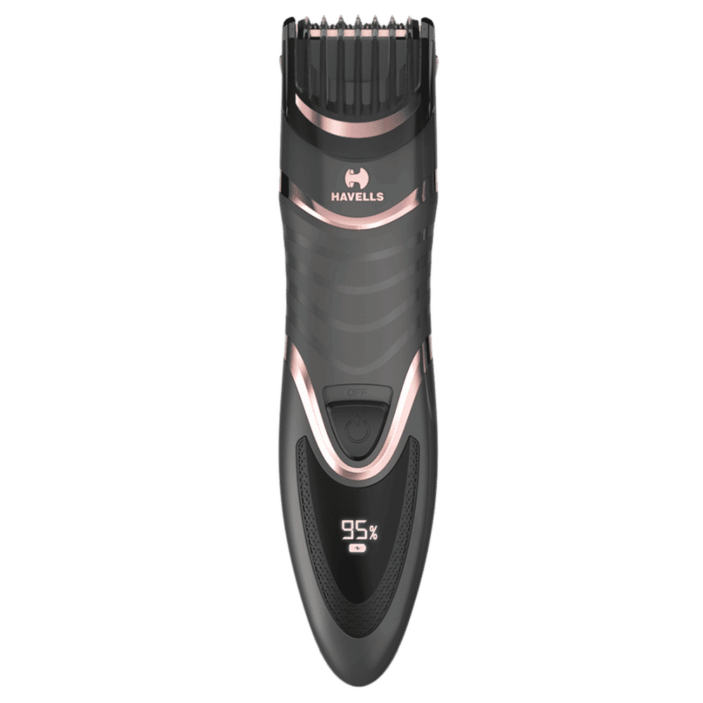 HAVELLS BT9010 Cordless Dry Trimmer for Beard with 20 Length Settings for Men (Nickel Metal Hydride Battery, Black)_3