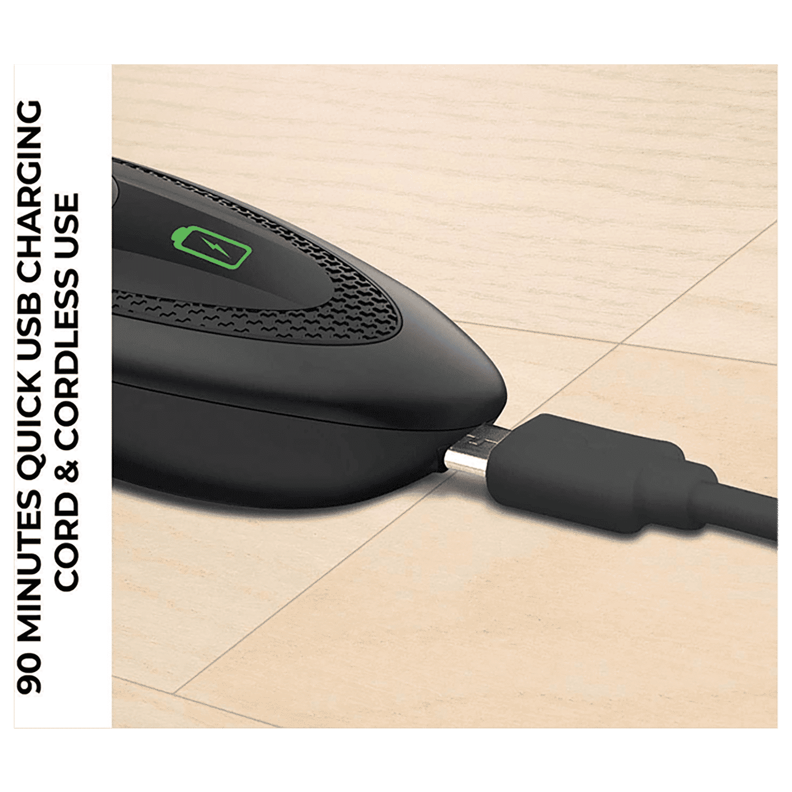 HAVELLS BT900 Rechargeable Corded & Cordless Dry Trimmer for Body Grooming, Beard & Moustache with 20 Length Settings for Men (50mins Runtime, USB Quick Charge, Black)_11