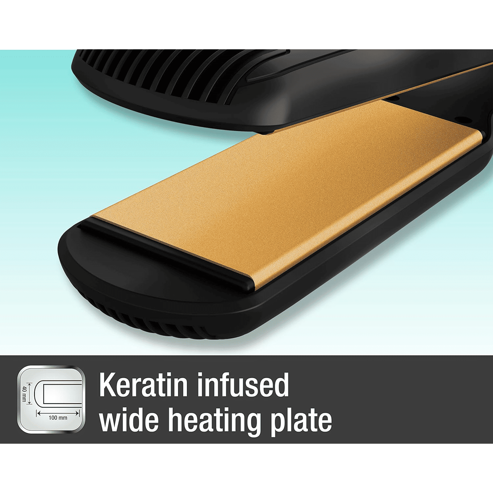 HAVELLS Keratin HS4122 Hair Straightener with Digital Display (Ceramic Plates, Black)_5