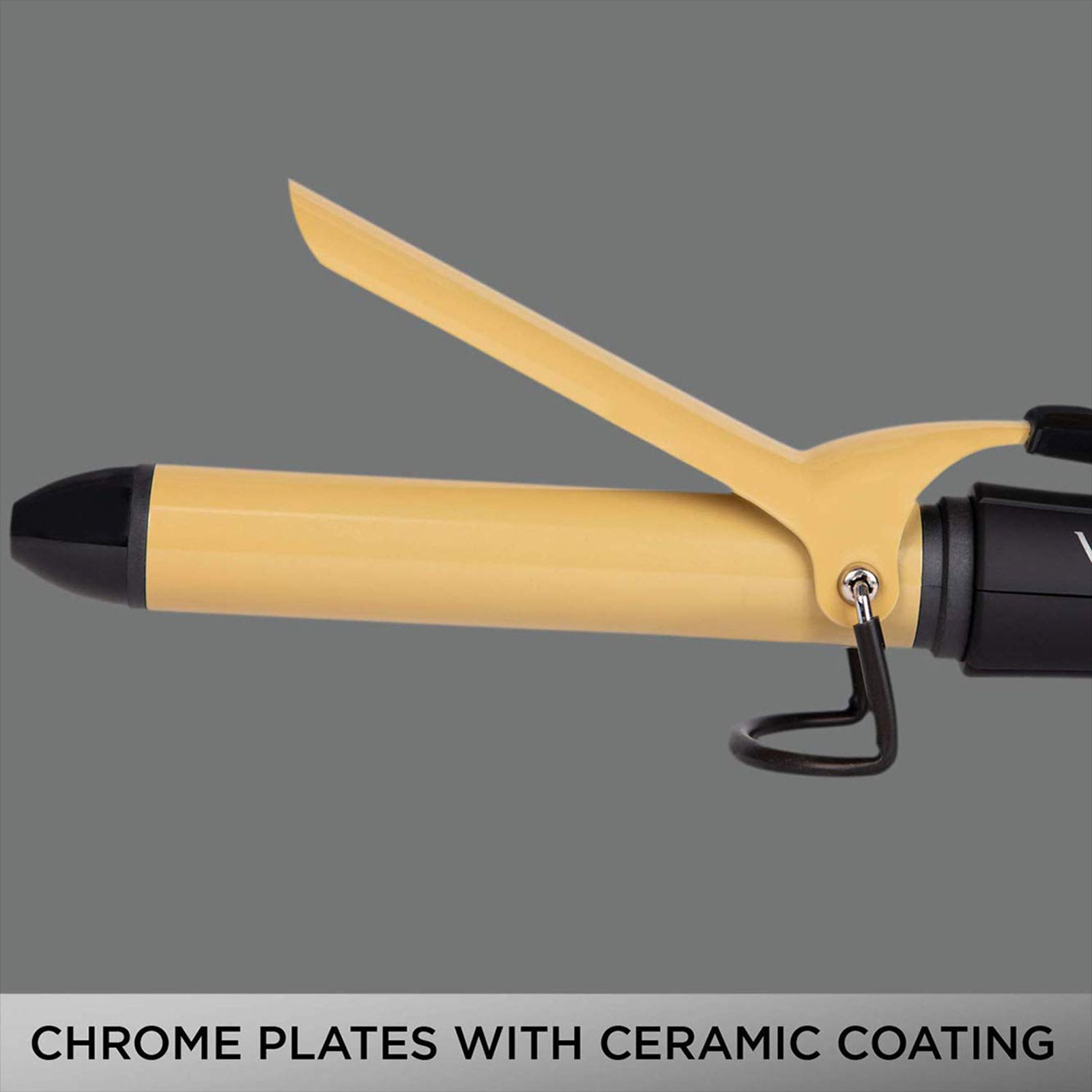 VEGA Ease Hair Styler with Ceramic Coating Technology (Cool Insulated Tip, Gold & Black)_7