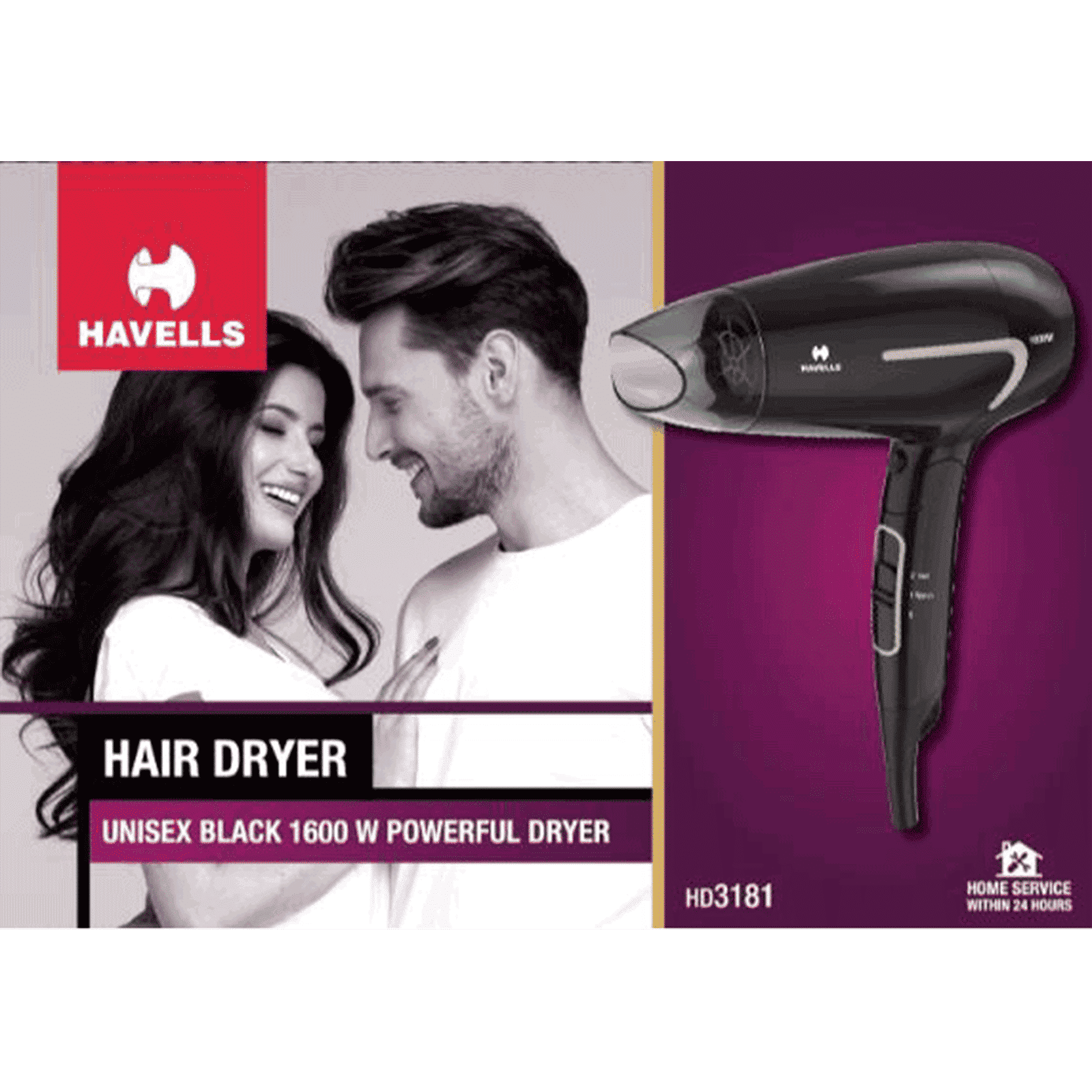 HAVELLS HD3181 Hair Dryer with 3 Heat Settings & Cool Shot (Heat Balance Technology, Black)_11