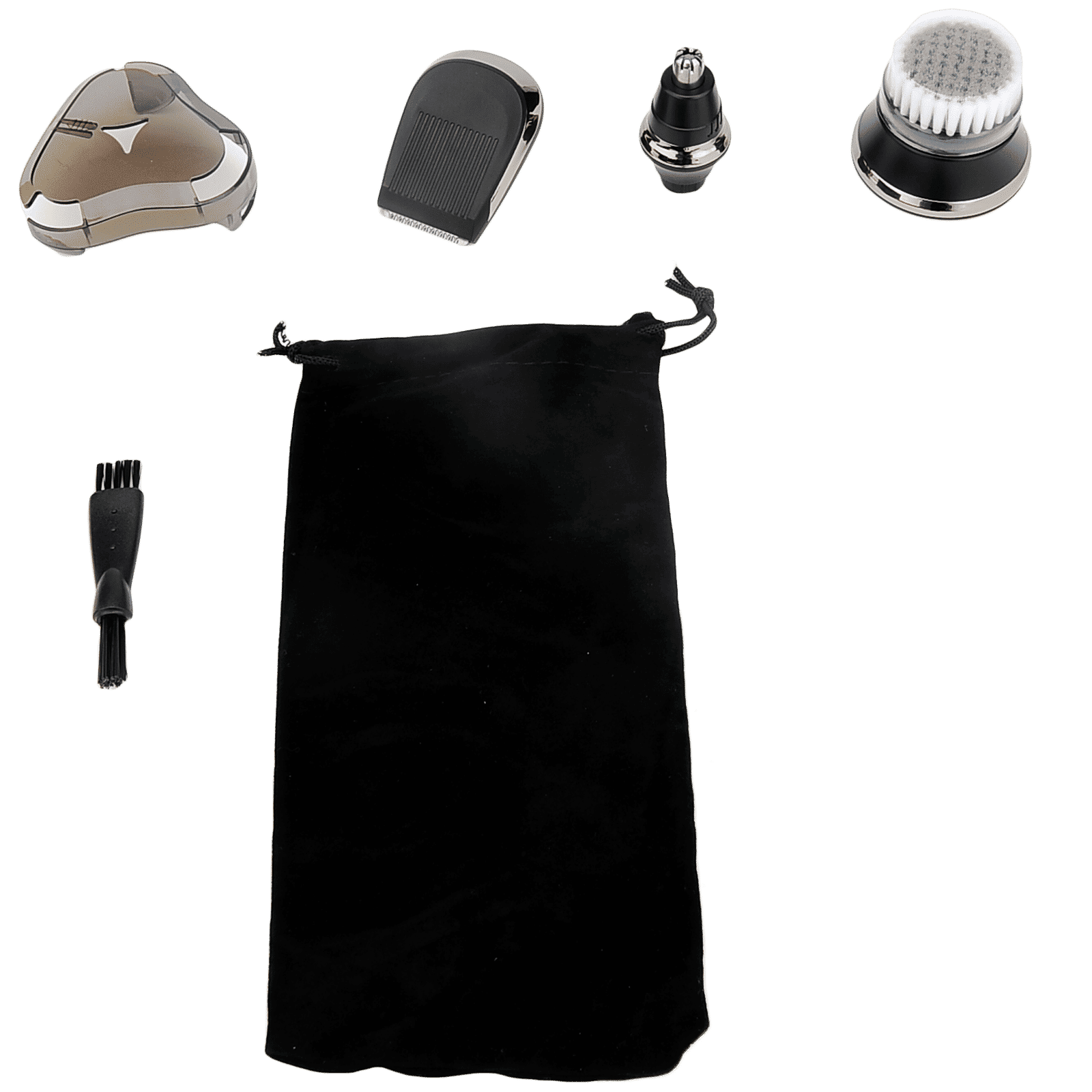 SWISS MILITARY SHV6ACC Grooming Accessories Kit for SHV-6 (Pack of 4, 4-in-1 Multi-Functional, Black)_1