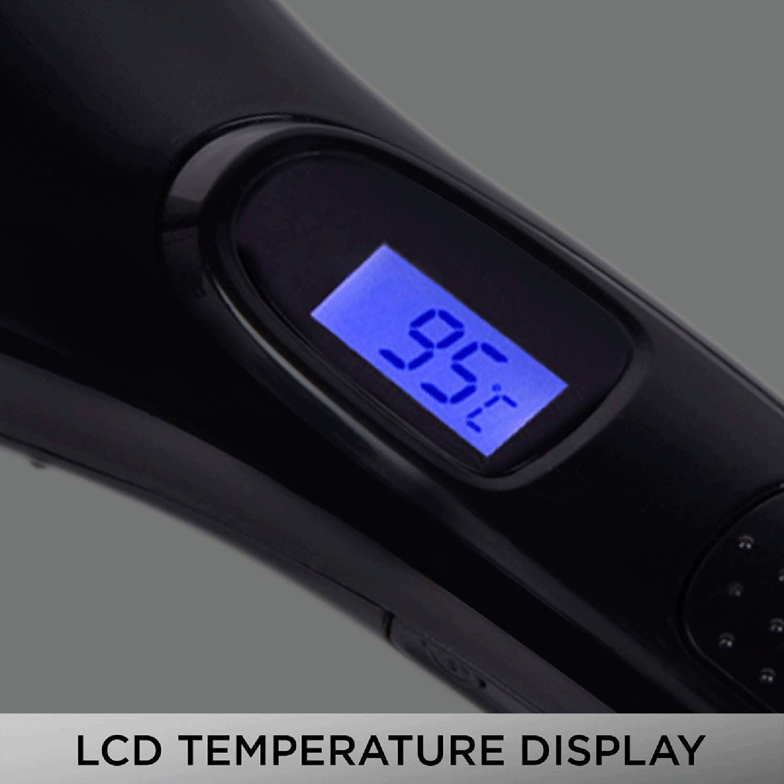 VEGA X-Glam Hair Straightening Brush with Anti-Frizz Technology (Black)_7