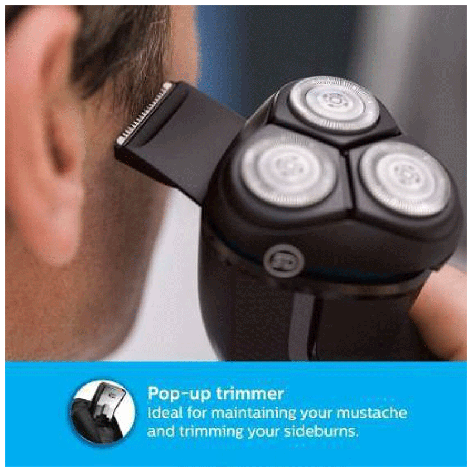 PHILIPS Series 1000 Rechargeable Cordless Shaver for Face for Men (40min Runtime, ComfortCut Blade System, Deep Black)_9