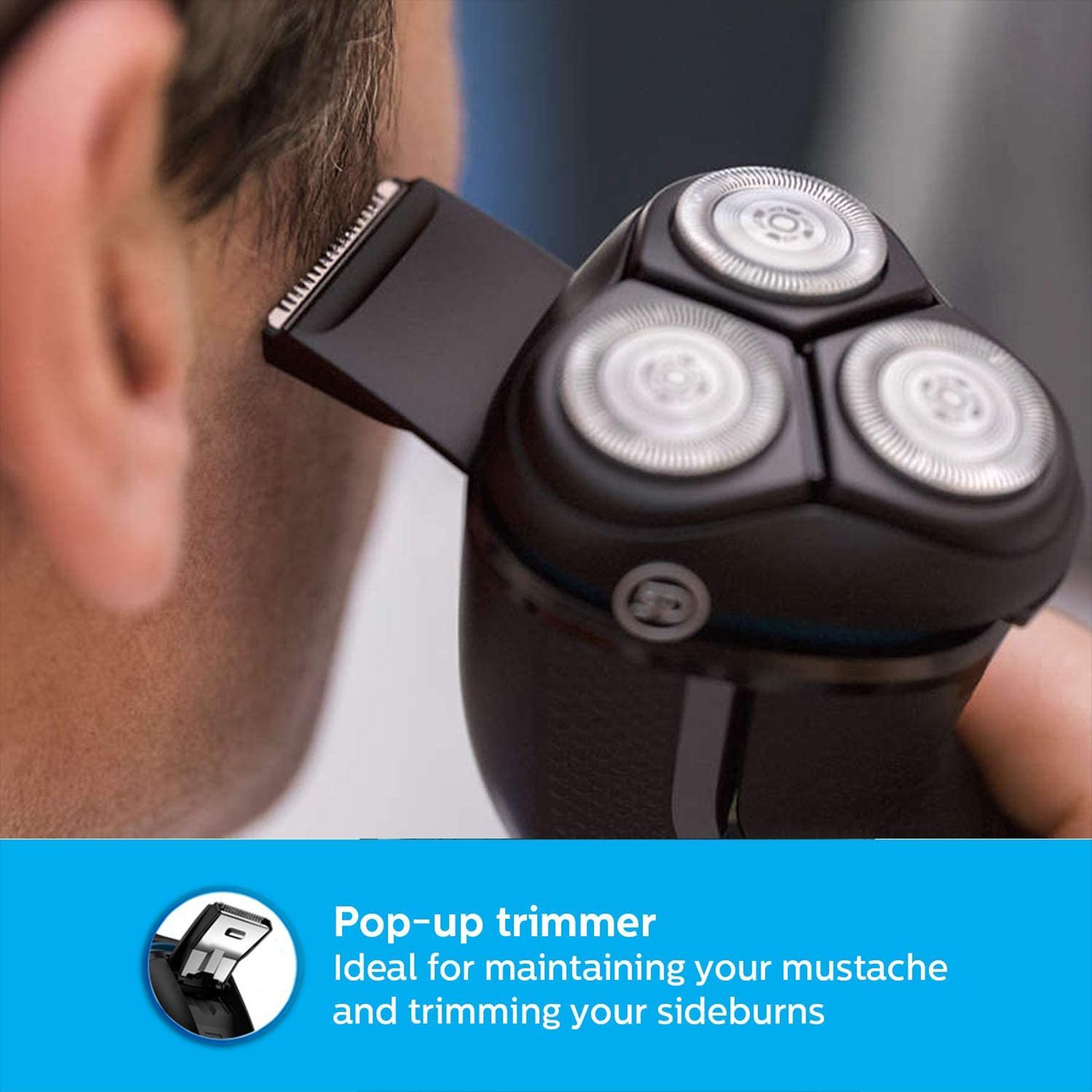 PHILIPS Series 3000 Rechargeable Cordless Shaver for Face for Men (55min Runtime, ComfortCut Blade System, Shiny Black) PHILIPS Series 3000 Rechargeable Cordless Shaver for Face for Men (55min Runtime, ComfortCut Blade System, Shiny Black)_14