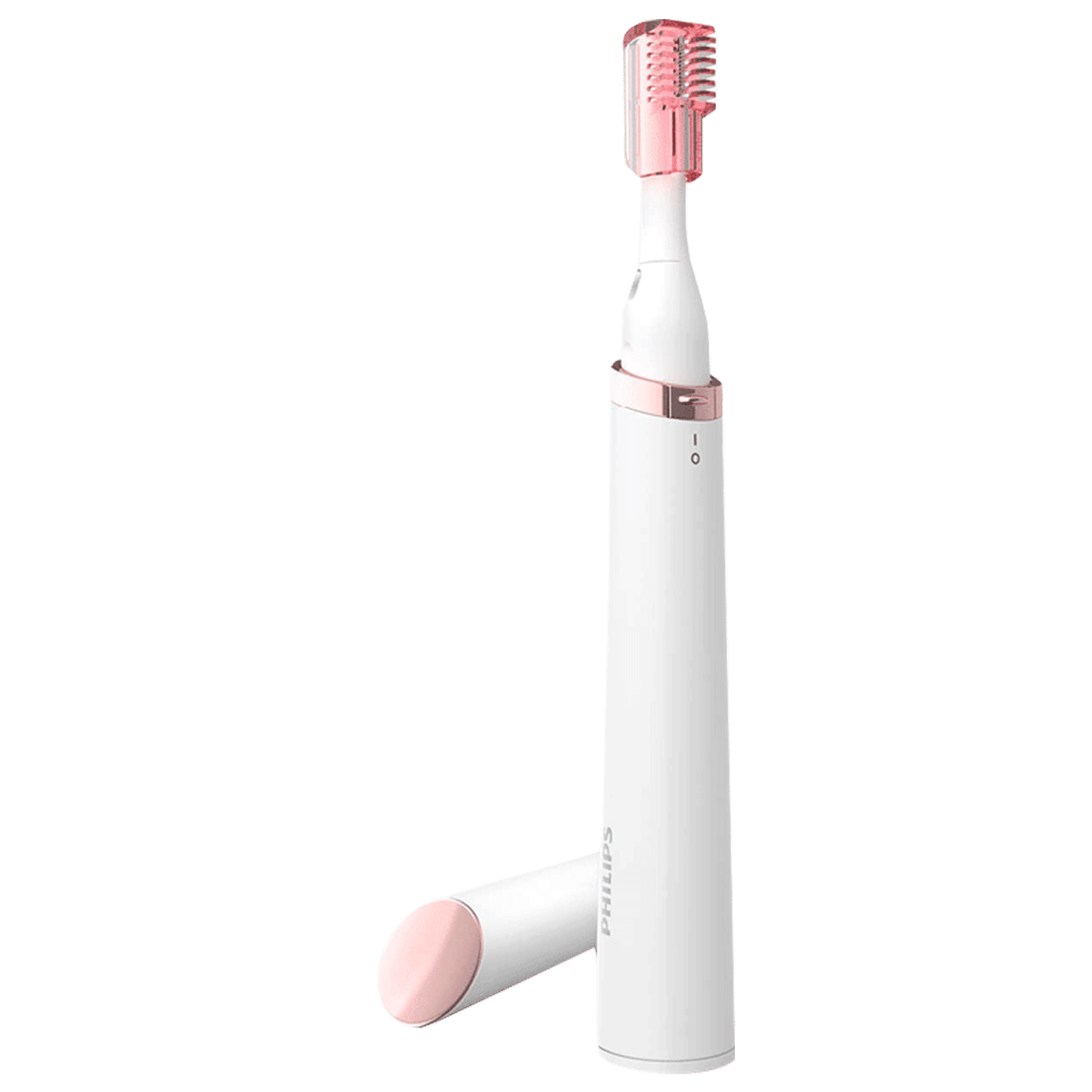 PHILIPS Touch-up Cordless Dry Trimmer for Eyebrow & Facial Hair with 2 Length Settings for Women (60mins Runtime, Precise Face Attachment, Ceramic Pearl White)_1