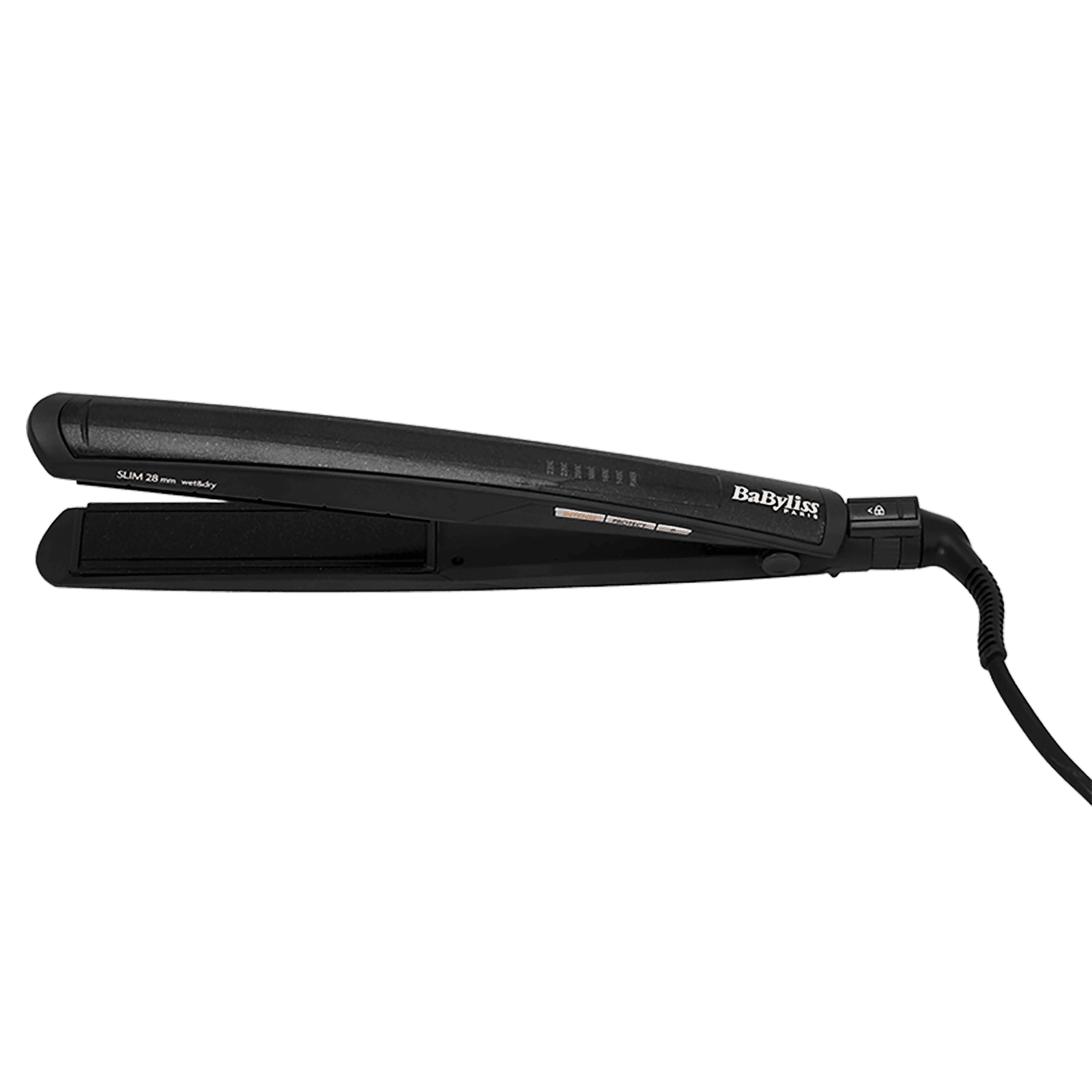 BaByliss Pro200 Hair Straightener with LED Display (Diamond Ceramic Plate, Black)_1