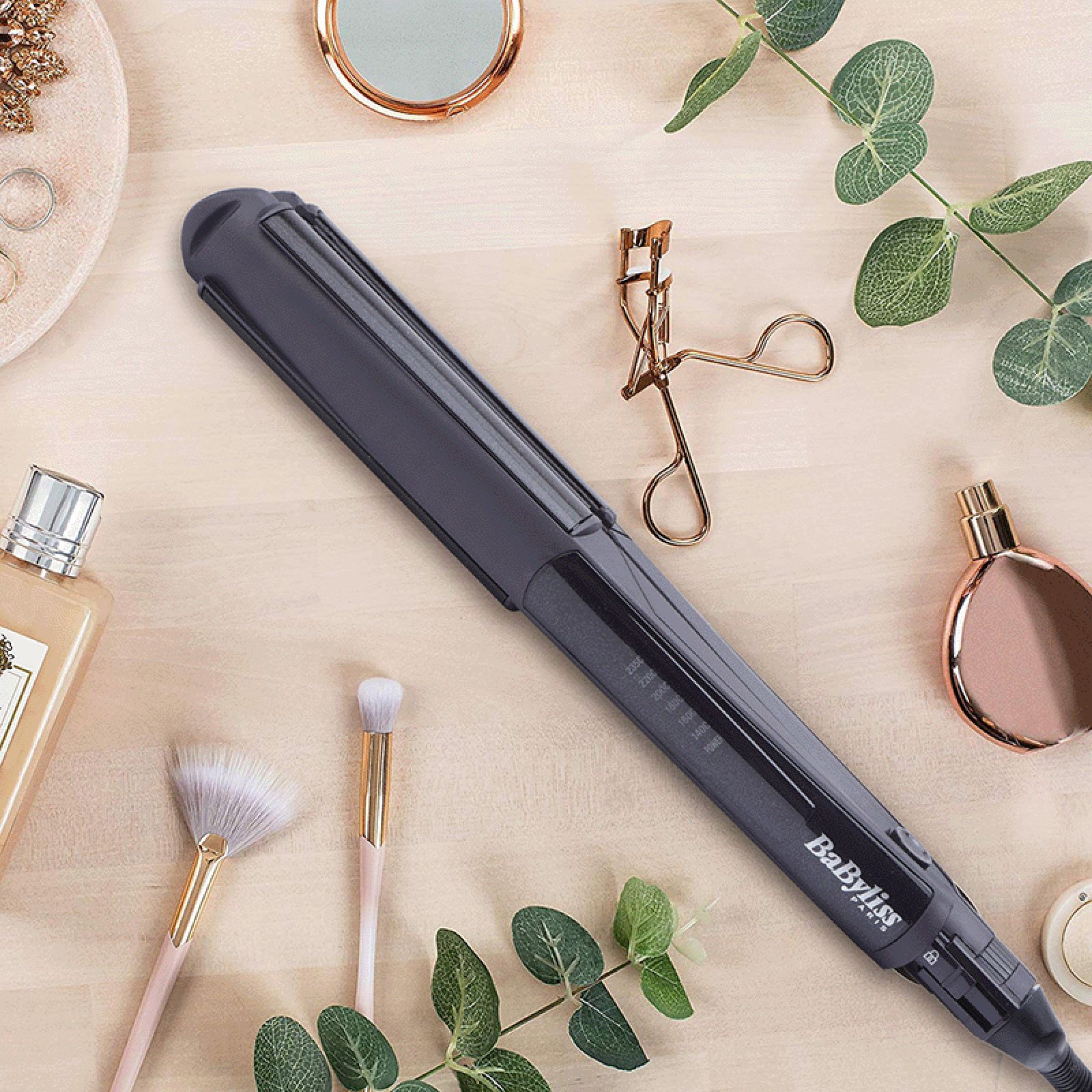 BaByliss 2-in-1 Hair Straightener & Curler with I-curl Function (Diamond Ceramic Plate, Black)_11