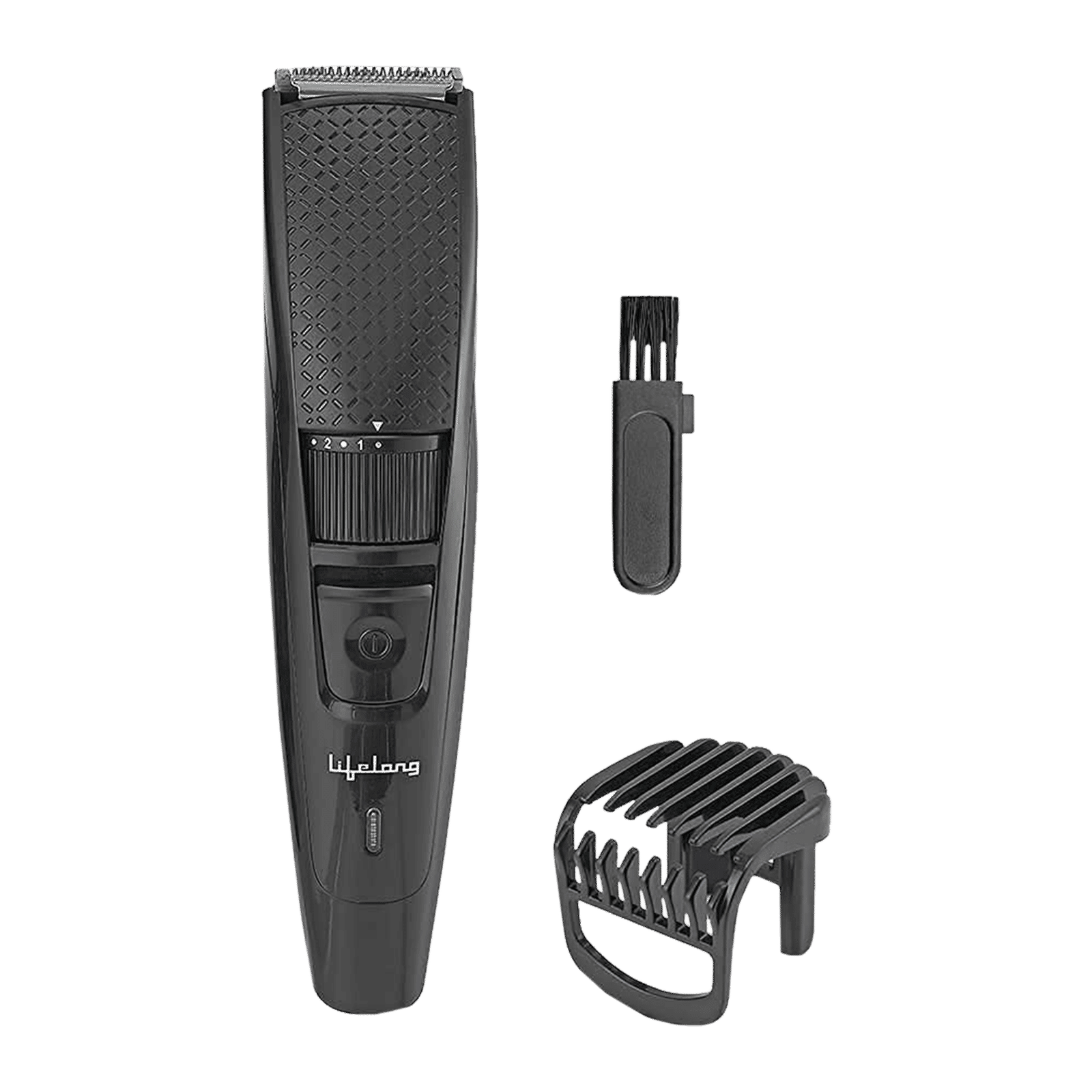 Lifelong Alpha Rechargeable Cordless Dry Trimmer for Beard & Moustache with 20 Length Settings for Men (45min Runtime, Washable Blades, Black)_1