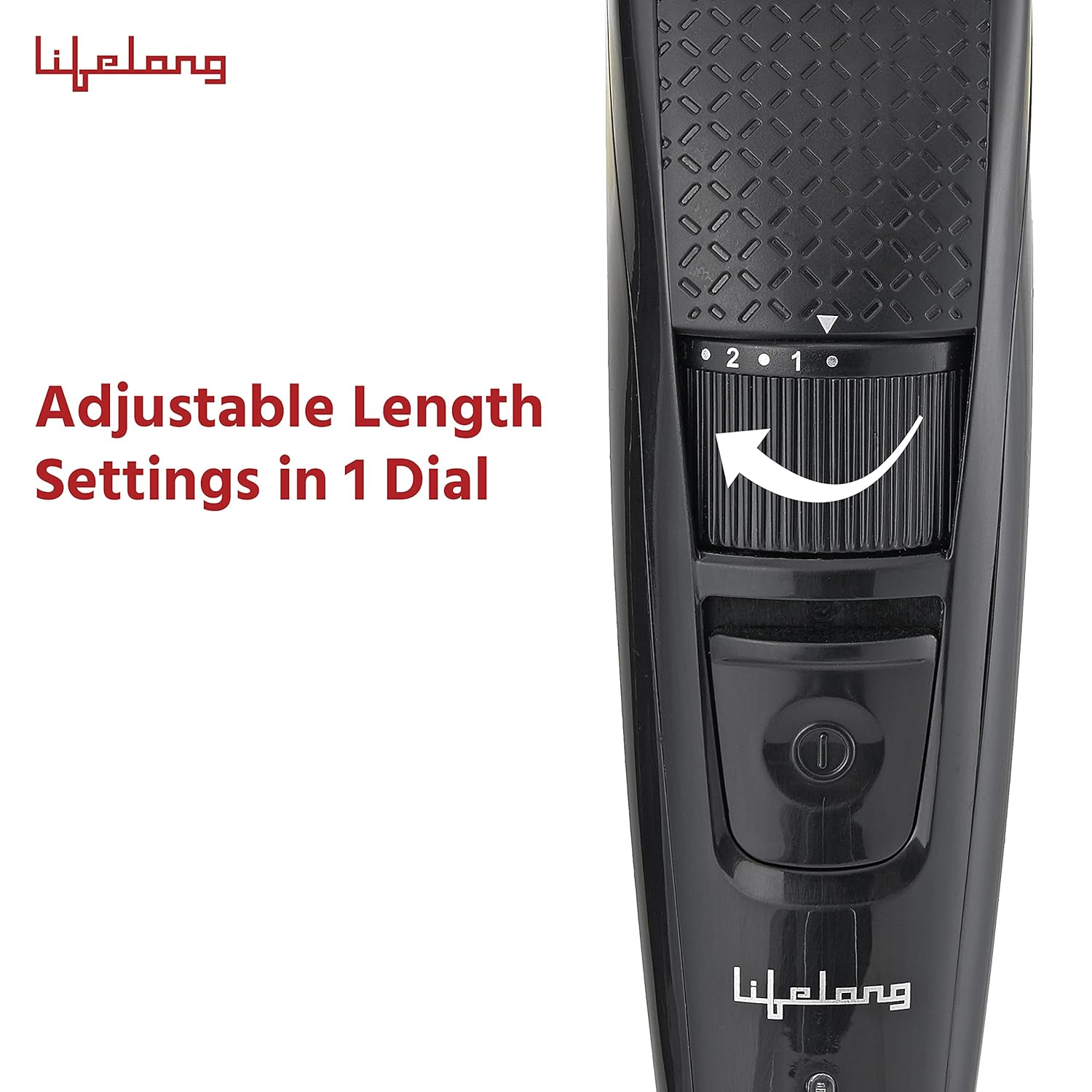 Lifelong Alpha Rechargeable Cordless Dry Trimmer for Beard & Moustache with 20 Length Settings for Men (45min Runtime, Washable Blades, Black)_8