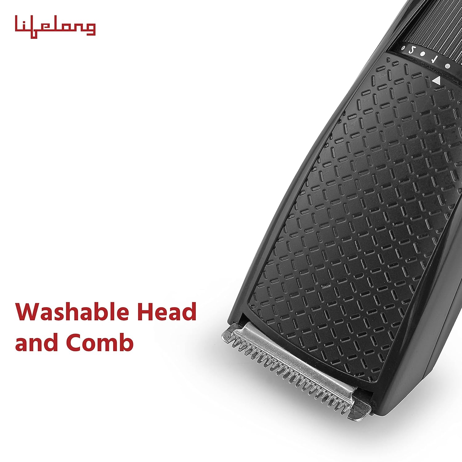 Lifelong Alpha Rechargeable Cordless Dry Trimmer for Beard & Moustache with 20 Length Settings for Men (45min Runtime, Washable Blades, Black)_9