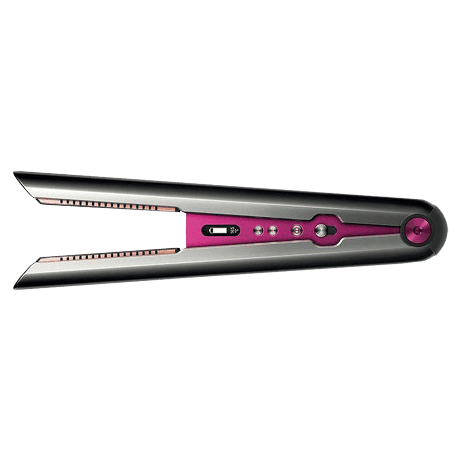 dyson Corrale Rechargeable Hair Straightener with Intelligent Heat Control (Flexing Copper Plates, Black Nickel & Fuchsia)_9